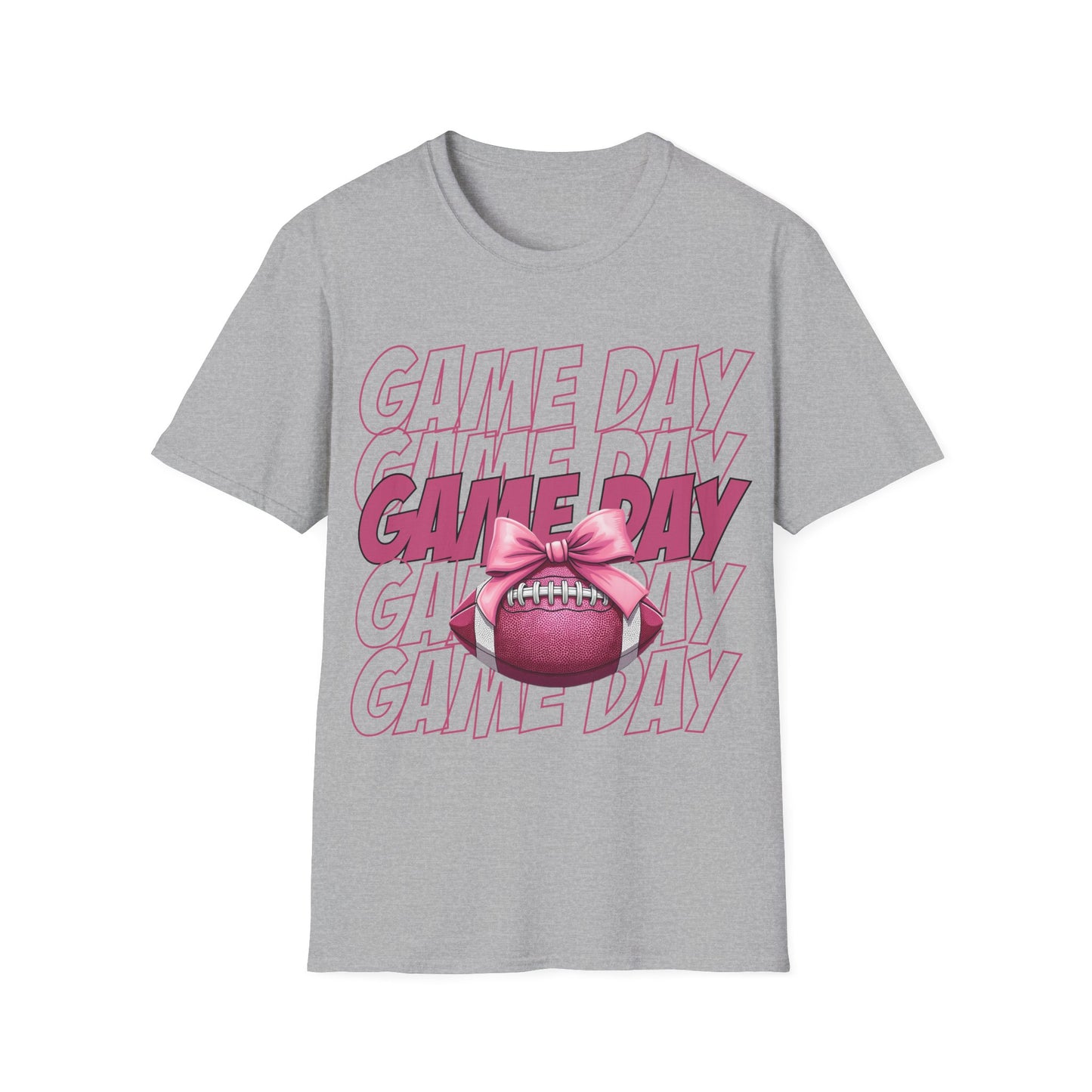 Game day, pink Unisex Softstyle T-Shirt