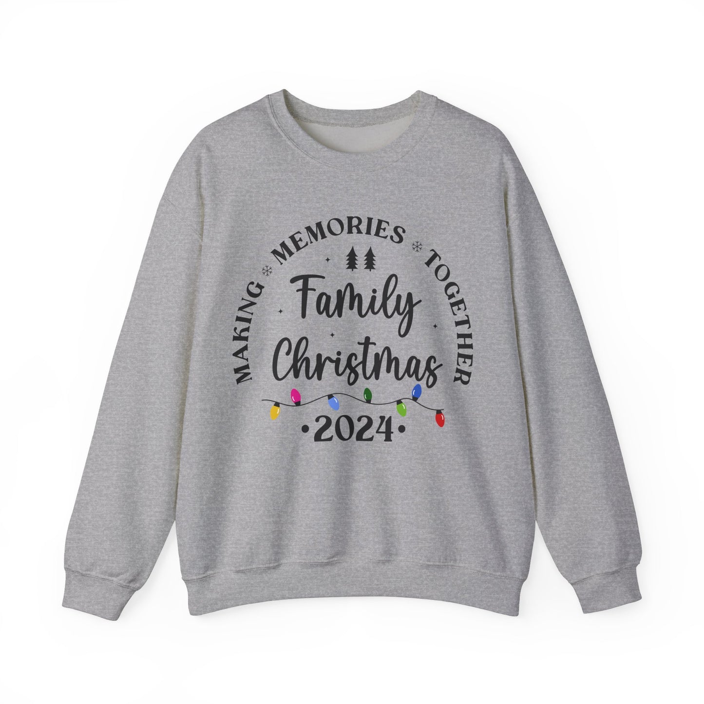 Family Christmas 2024 Unisex Heavy Blend™ Crewneck Sweatshirt