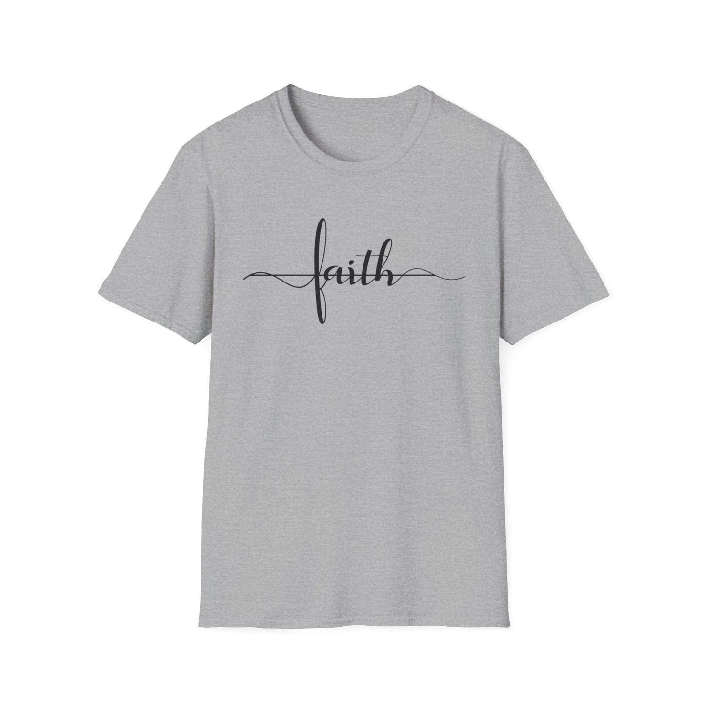 Faith horizontal -Inspired Unisex Softstyle T-Shirt, Inspirational Tee
