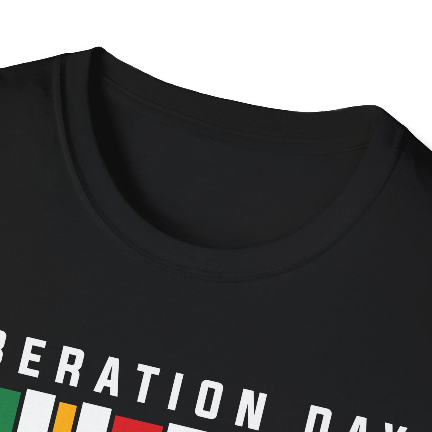 Juneteenth Liberation Day Unisex Softstyle T-Shirt, Celebration Tee, Black History Month Shirt, Casual Wear, Gift for Activists