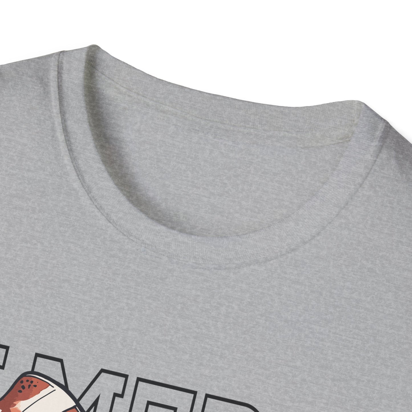 Game day with bow Unisex Softstyle T-Shirt