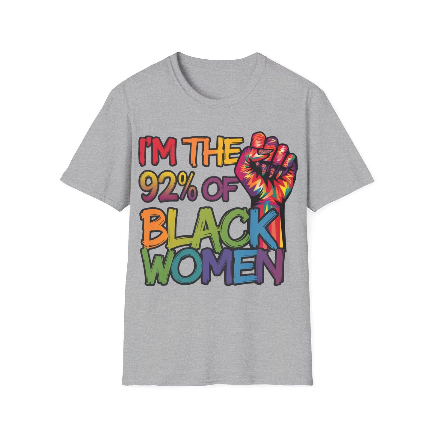 I'm the 92% Unisex Softstyle T-Shirt
