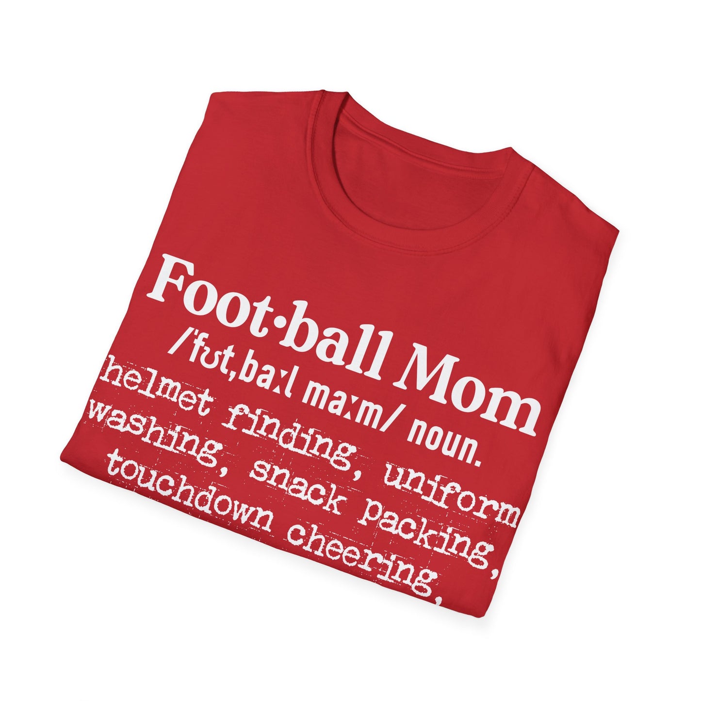 Football Mom Definition Unisex Softstyle T-Shirt