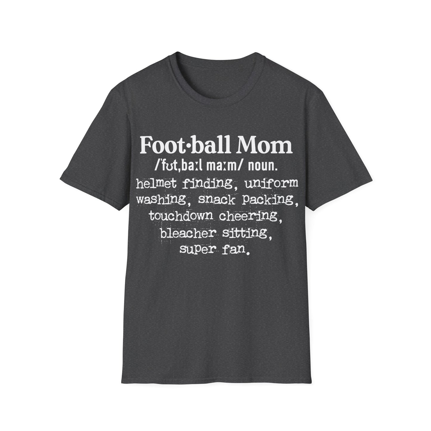 Football Mom Definition Unisex Softstyle T-Shirt