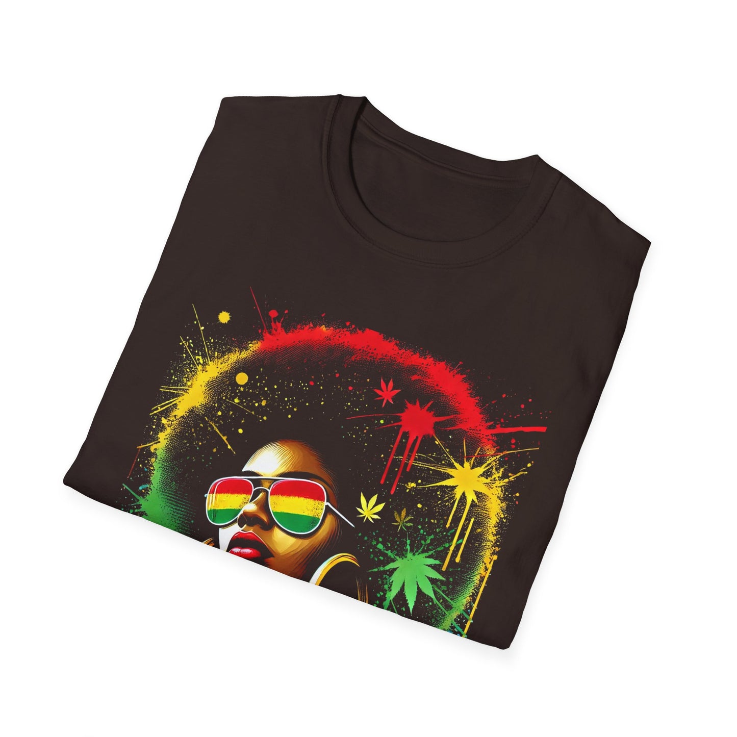 Rasta Vibes T-Shirt, Unisex Graphic Tee, Vintage Style Shirt, Festival Clothing, Gift for Music Lovers, Summer Fashion