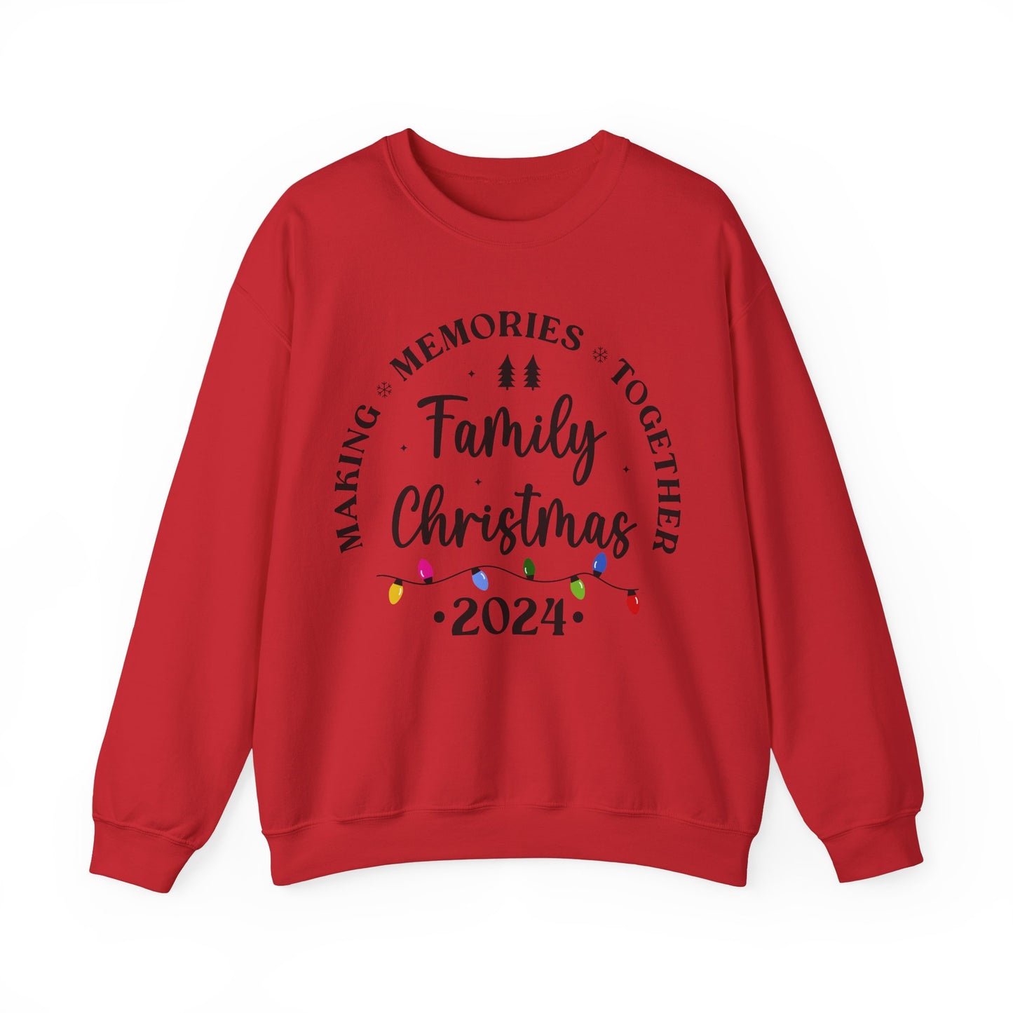 Family Christmas 2024 Unisex Heavy Blend™ Crewneck Sweatshirt