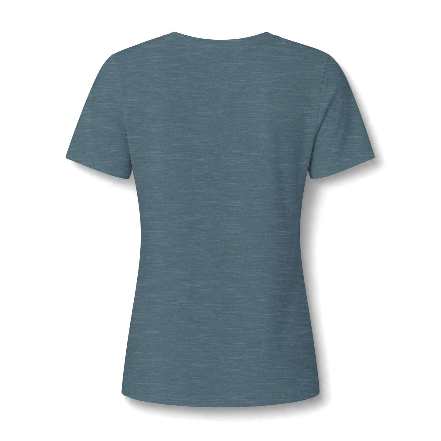 Lisa Women's Relaxed Heather CVC V-Neck Tee