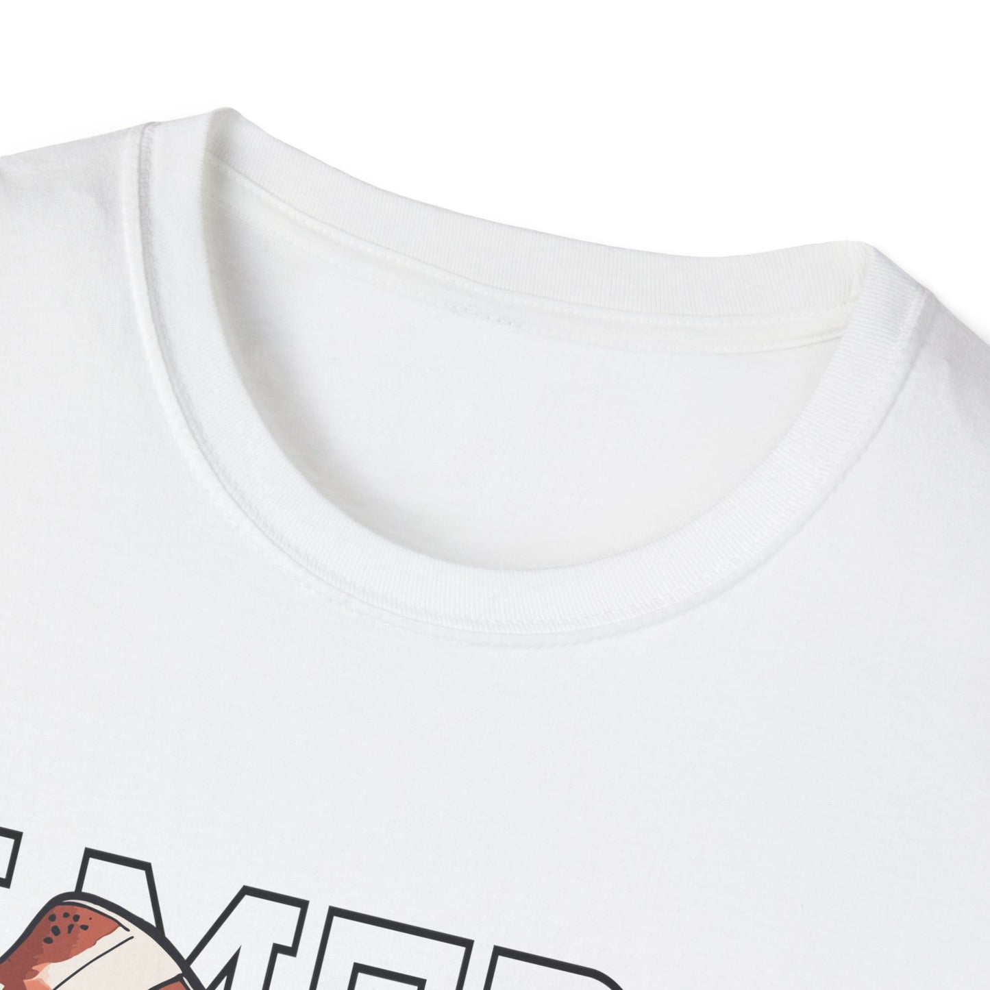 Game day with bow Unisex Softstyle T-Shirt
