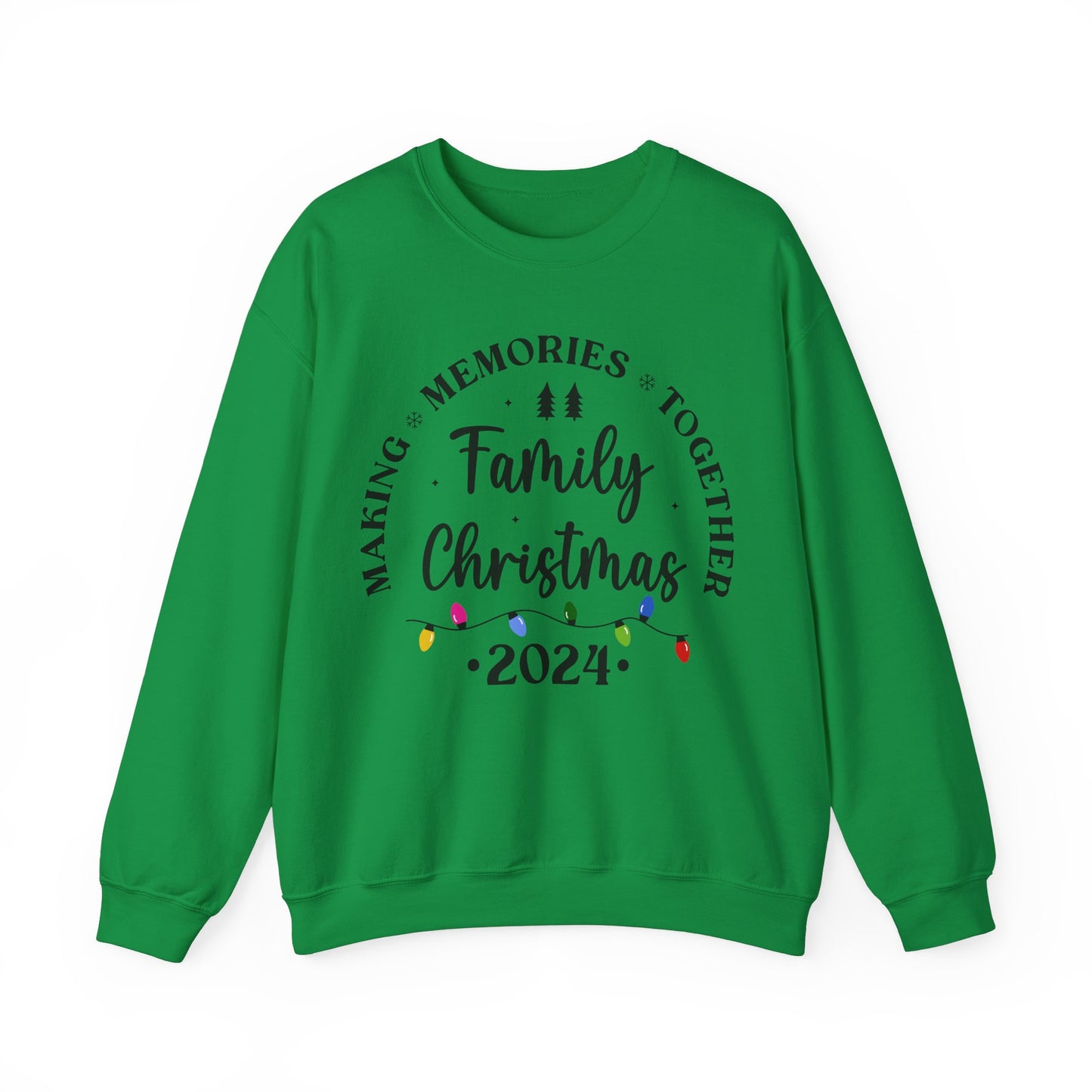 Family Christmas 2024 Unisex Heavy Blend™ Crewneck Sweatshirt