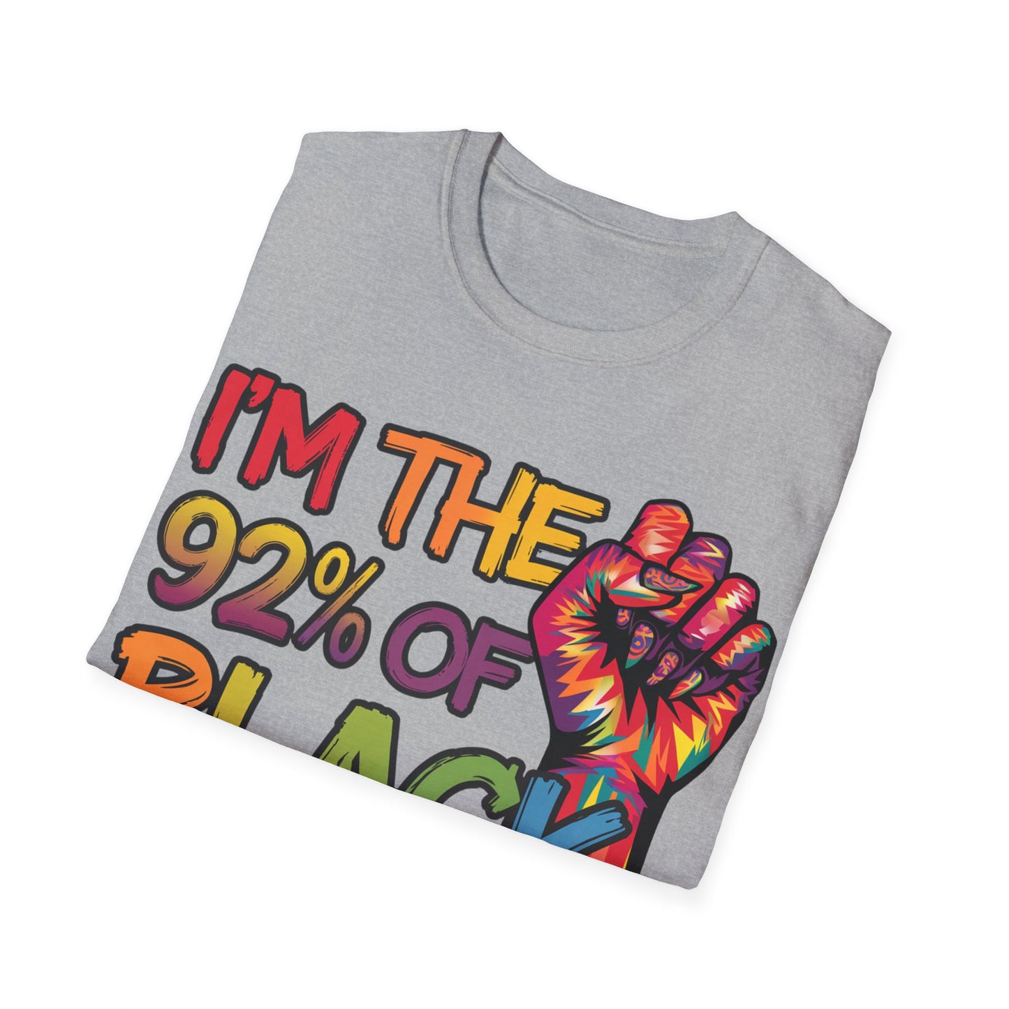 I'm the 92% Unisex Softstyle T-Shirt