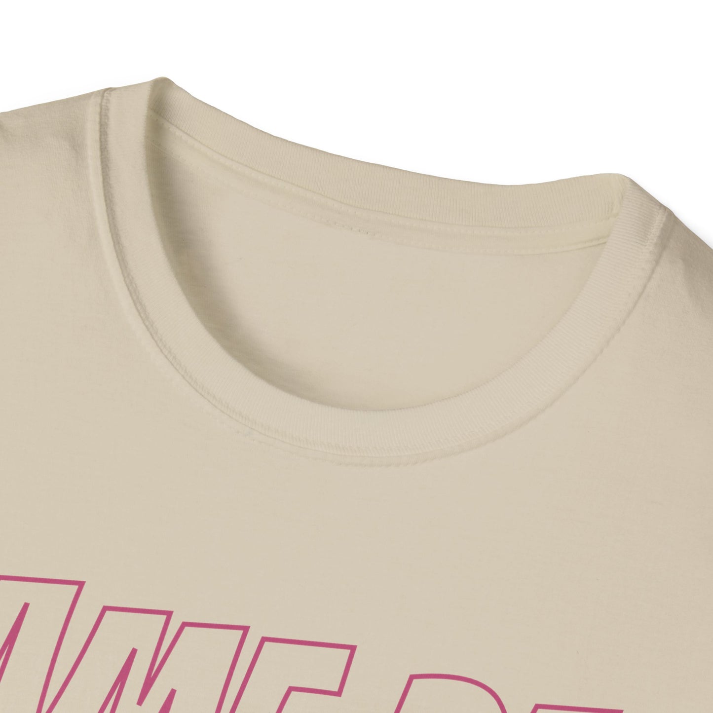 Game day, pink Unisex Softstyle T-Shirt