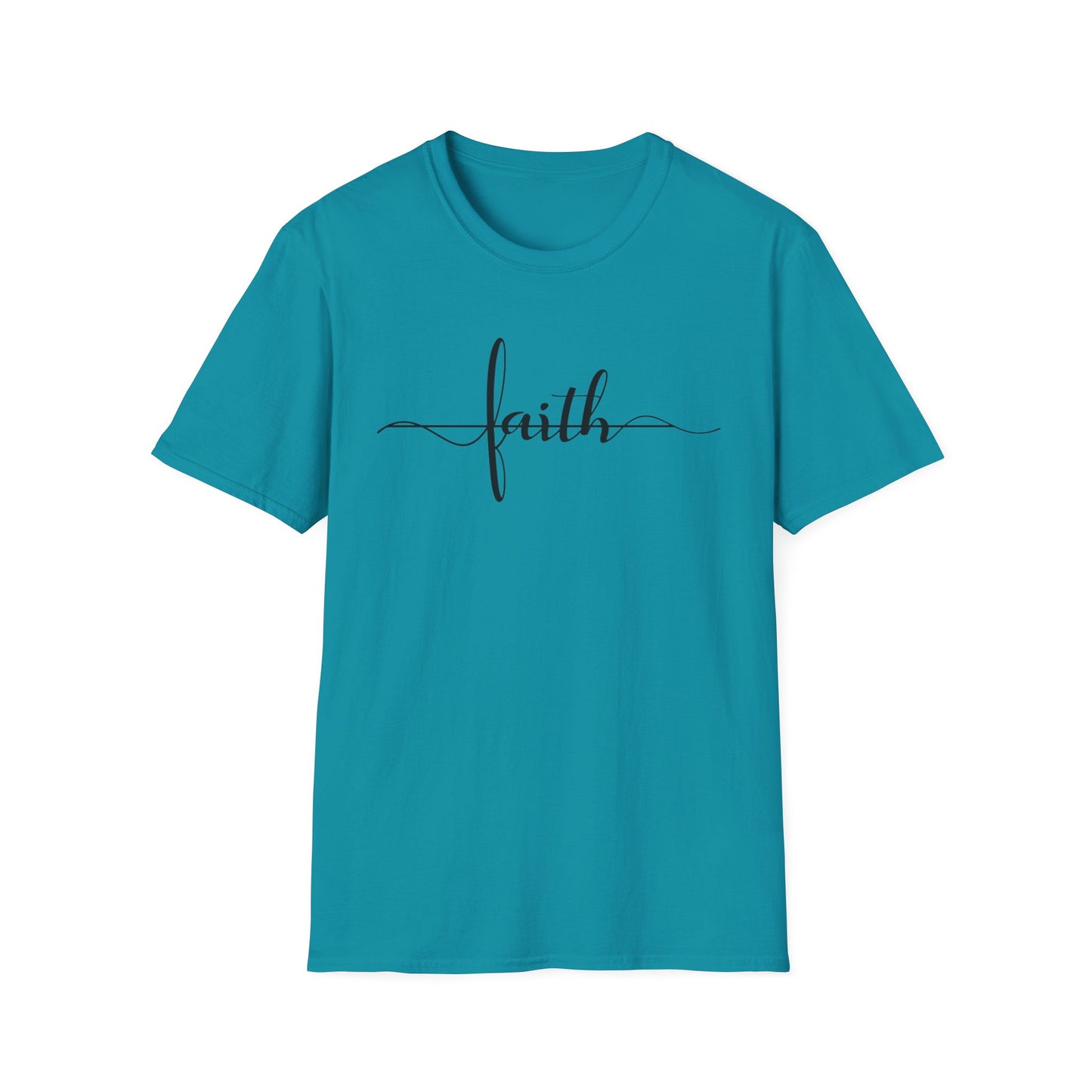 Faith horizontal -Inspired Unisex Softstyle T-Shirt, Inspirational Tee