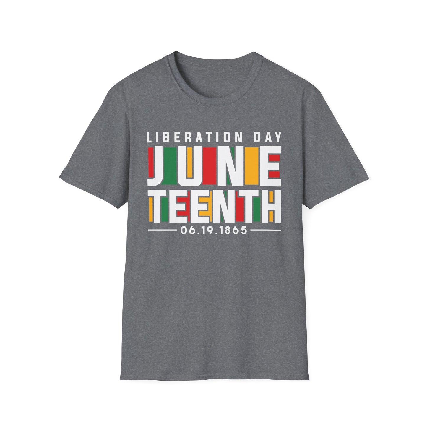 Juneteenth Liberation Day Unisex Softstyle T-Shirt, Celebration Tee, Black History Month Shirt, Casual Wear, Gift for Activists