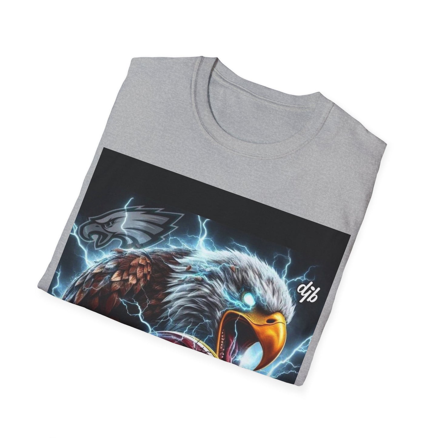 Bird with helmet Unisex Softstyle T-Shirt