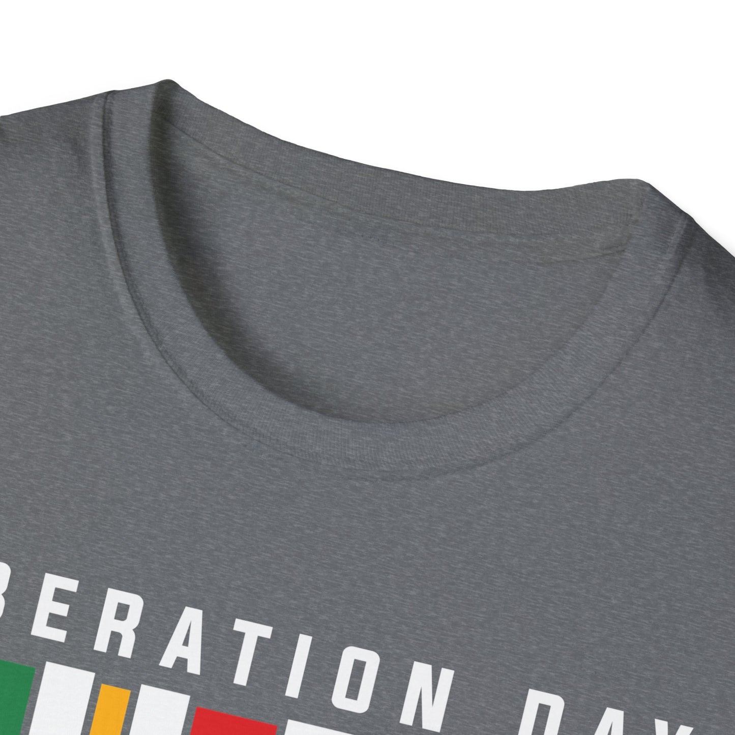Juneteenth Liberation Day Unisex Softstyle T-Shirt, Celebration Tee, Black History Month Shirt, Casual Wear, Gift for Activists