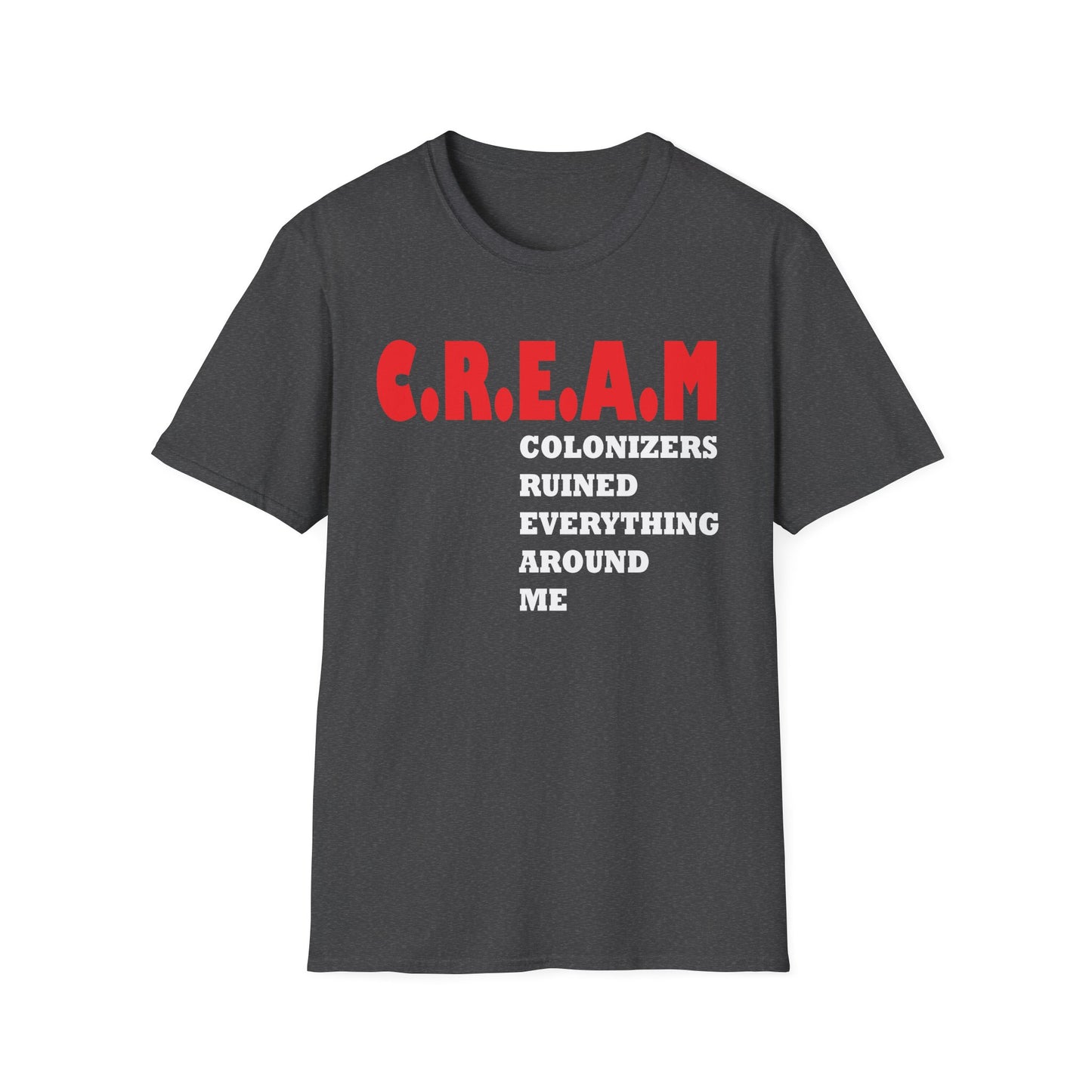 C.R.E.A.M. Unisex Softstyle T-Shirt - Casual Streetwear for Hip-Hop Fans