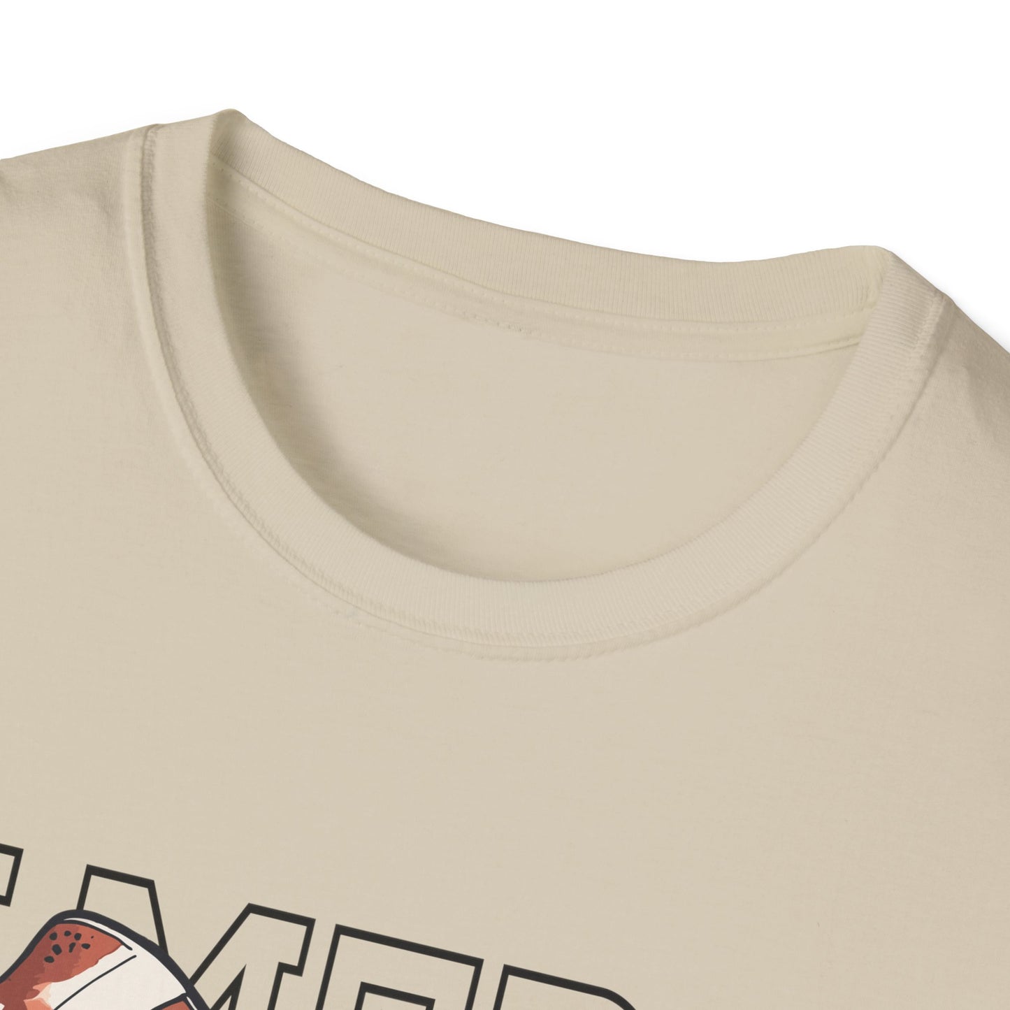 Game day with bow Unisex Softstyle T-Shirt