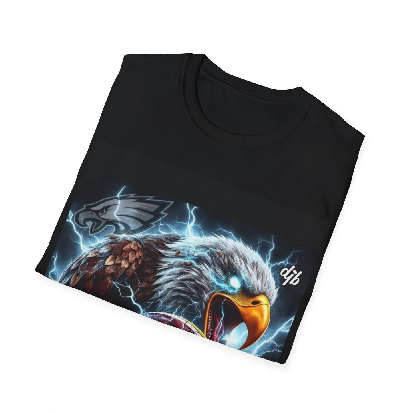 Bird with helmet Unisex Softstyle T-Shirt