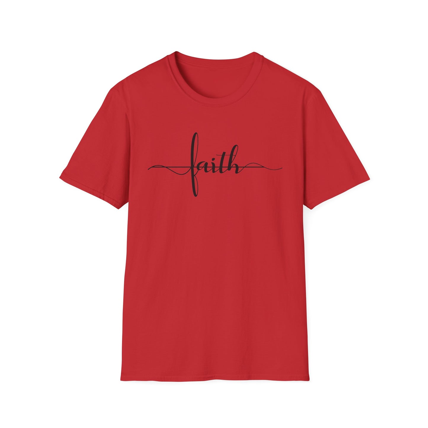 Faith horizontal -Inspired Unisex Softstyle T-Shirt, Inspirational Tee
