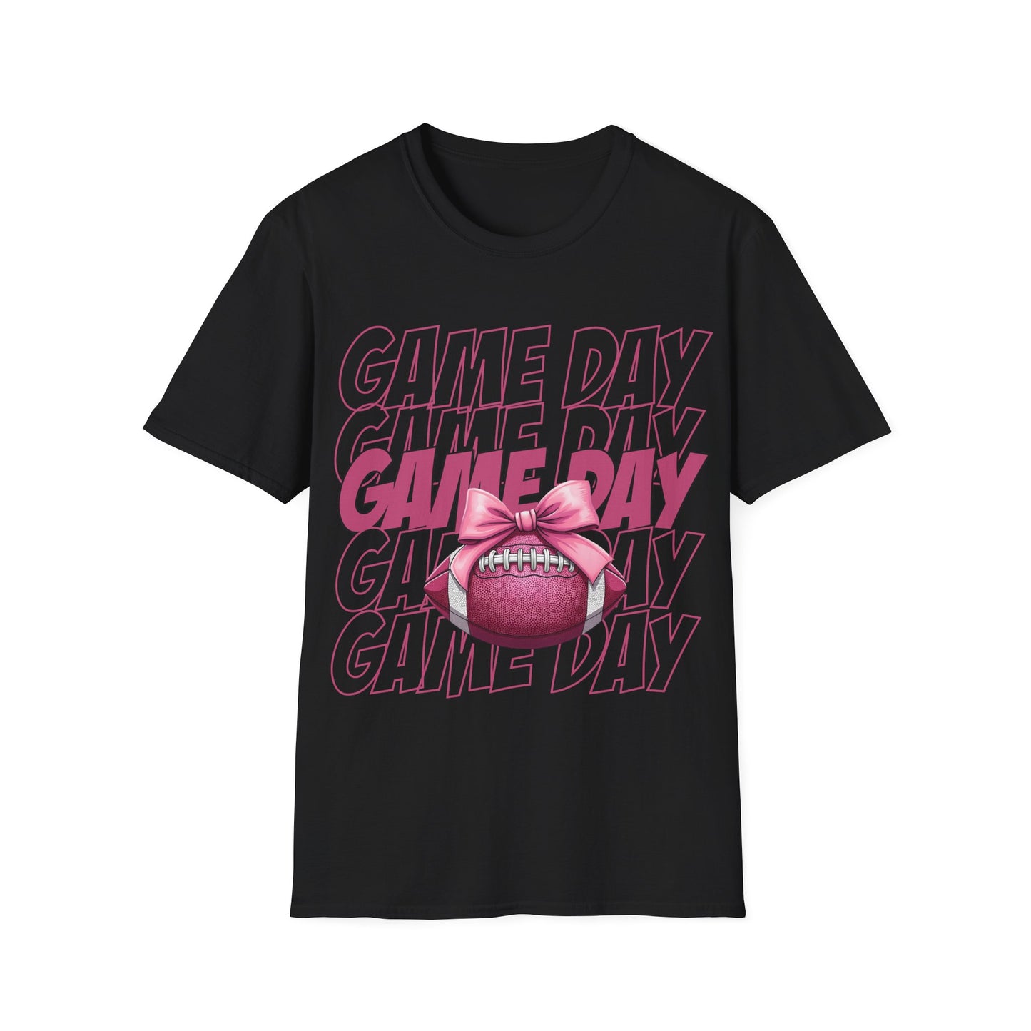 Game day, pink Unisex Softstyle T-Shirt