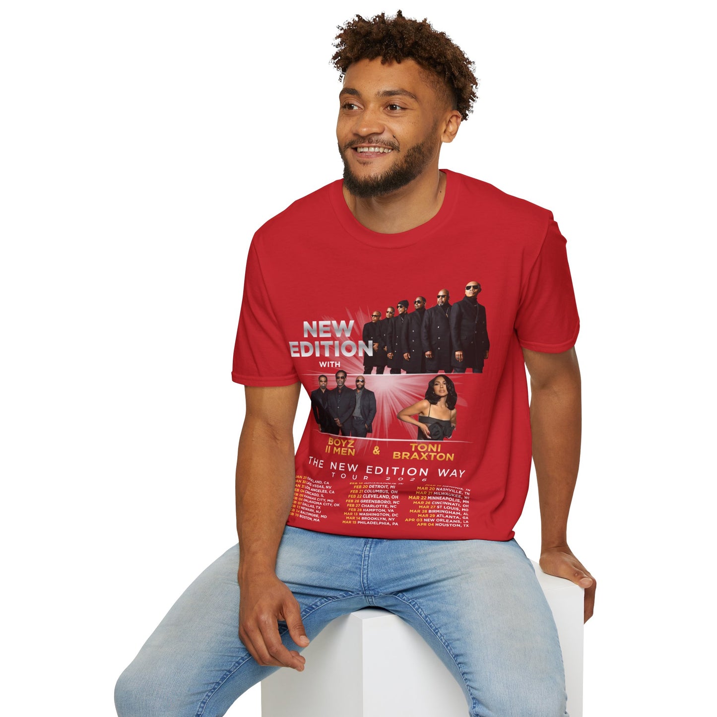 NE Tour 2026 Unisex Softstyle T-Shirt