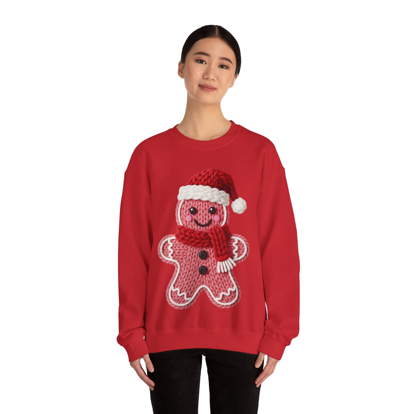 Yarn Gingerbread Unisex Heavy Blend™ Crewneck Sweatshirt