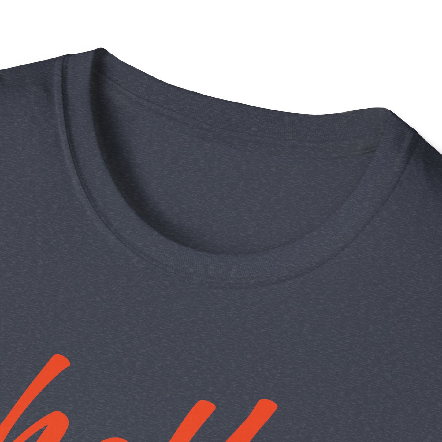 Hello football goodbye husband Unisex Softstyle T-Shirt