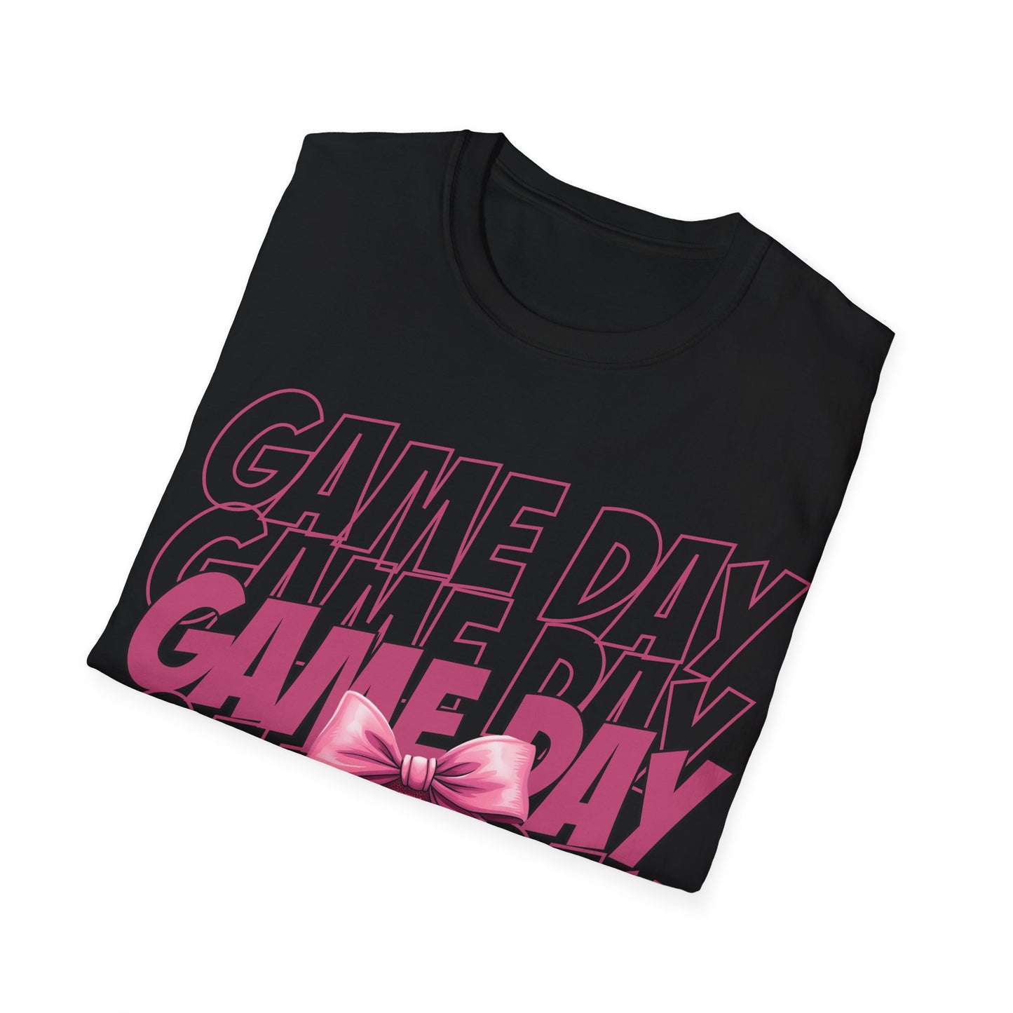 Game day, pink Unisex Softstyle T-Shirt