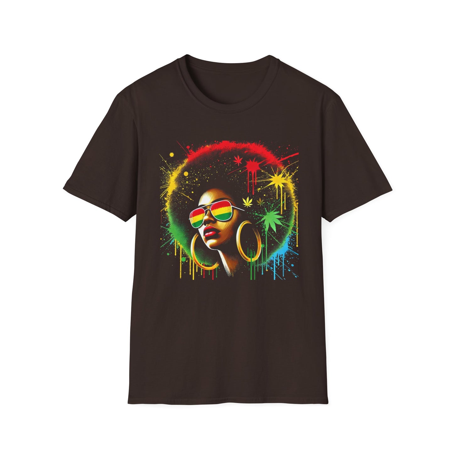 Rasta Vibes T-Shirt, Unisex Graphic Tee, Vintage Style Shirt, Festival Clothing, Gift for Music Lovers, Summer Fashion