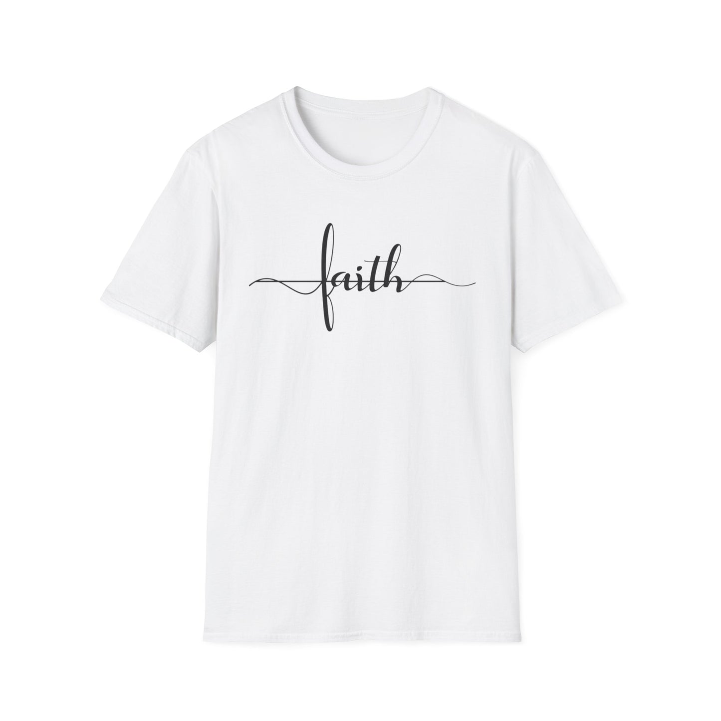 Faith horizontal -Inspired Unisex Softstyle T-Shirt, Inspirational Tee