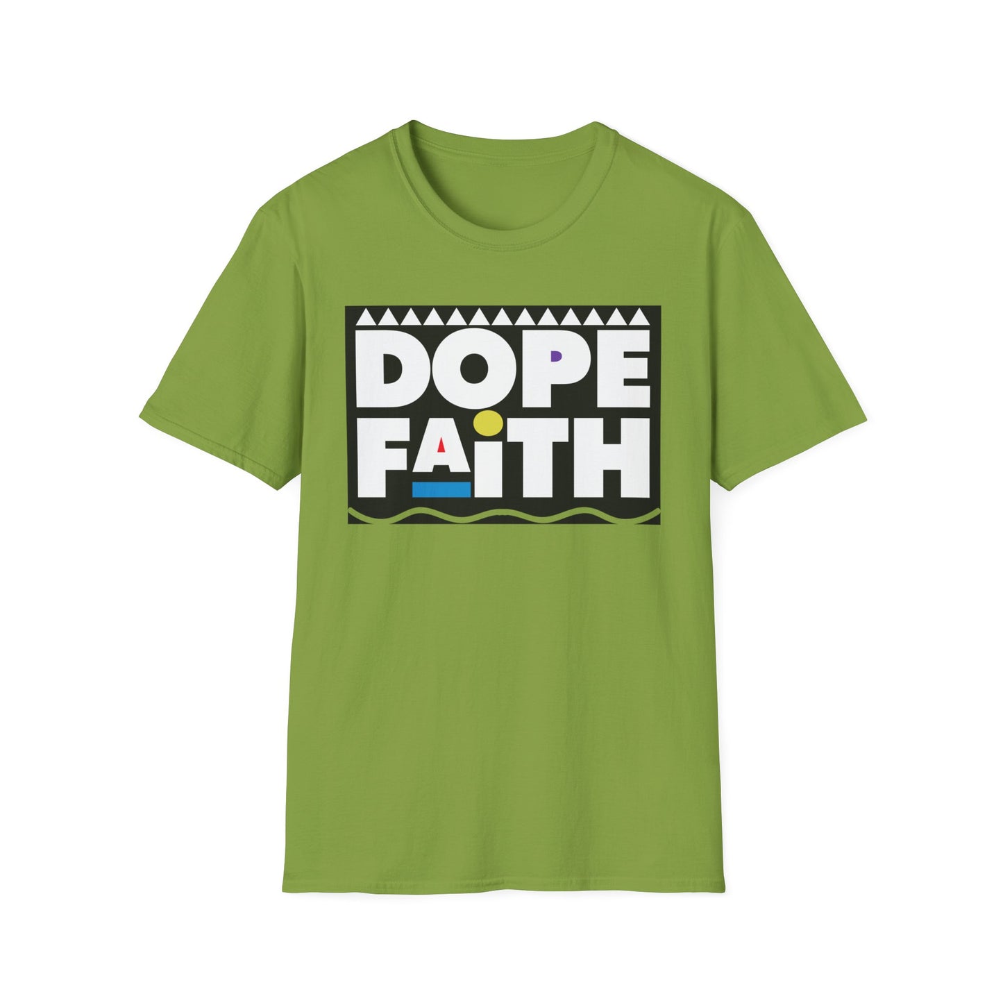 Dope Faith Unisex T-Shirt | Casual Streetwear, Gift for Friends, Inspirational Tee, Motivational Apparel, Faith-Based Fashion