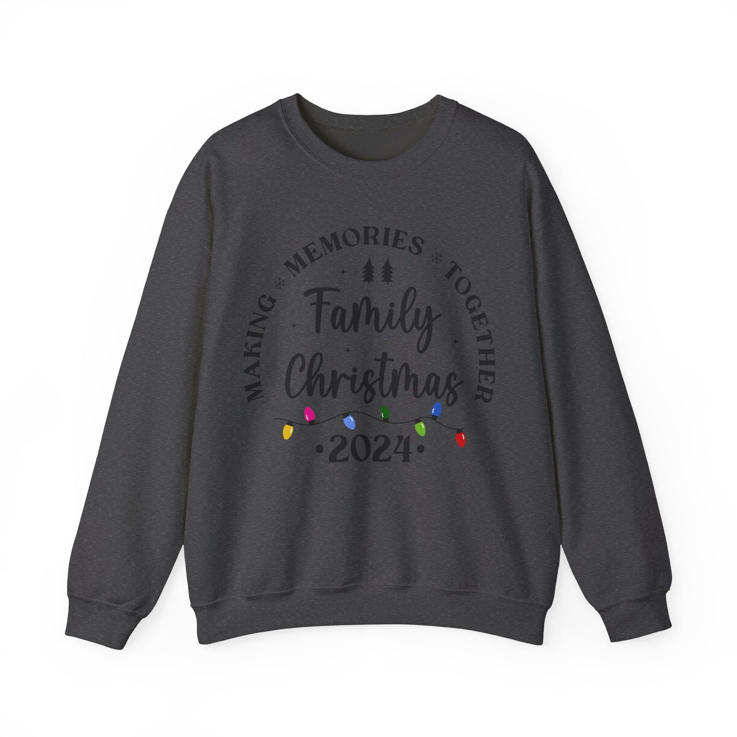 Family Christmas 2024 Unisex Heavy Blend™ Crewneck Sweatshirt
