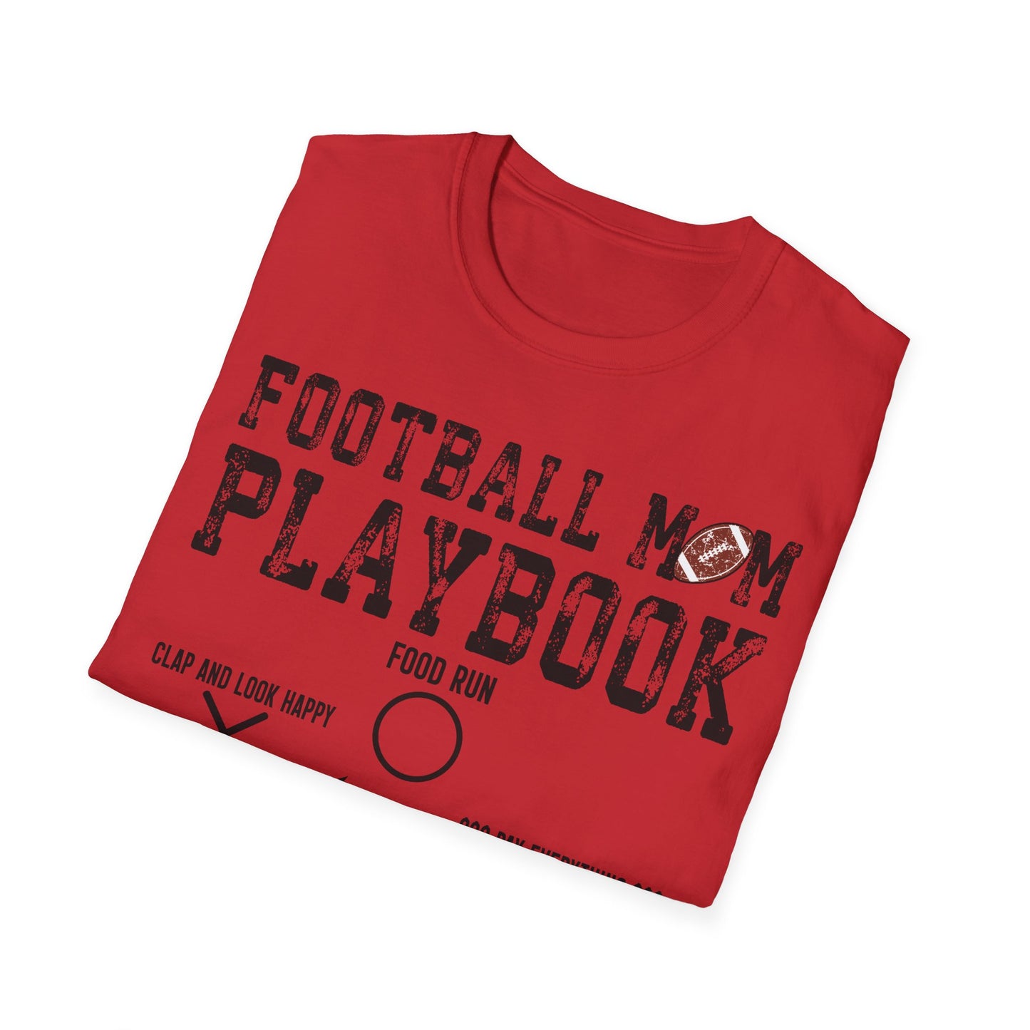 Football Mom Playbook Unisex Softstyle T-Shirt