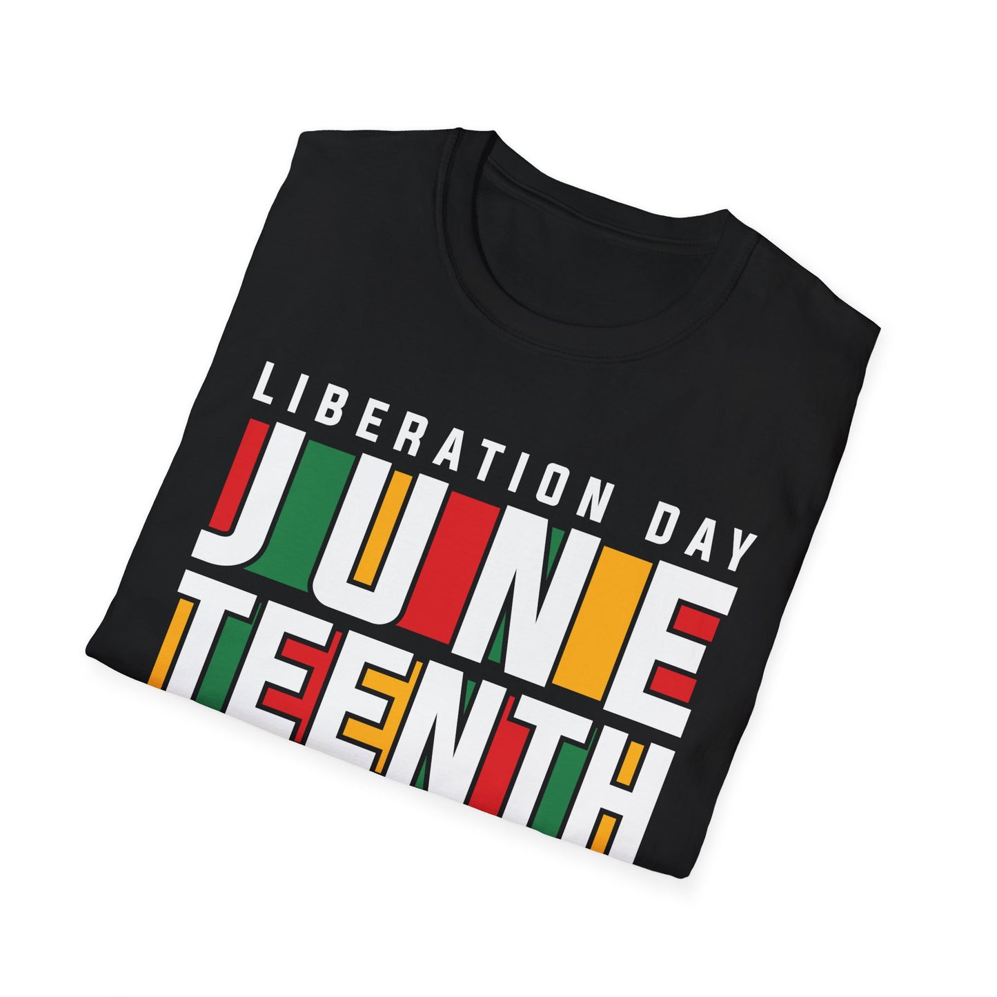 Juneteenth Liberation Day Unisex Softstyle T-Shirt, Celebration Tee, Black History Month Shirt, Casual Wear, Gift for Activists