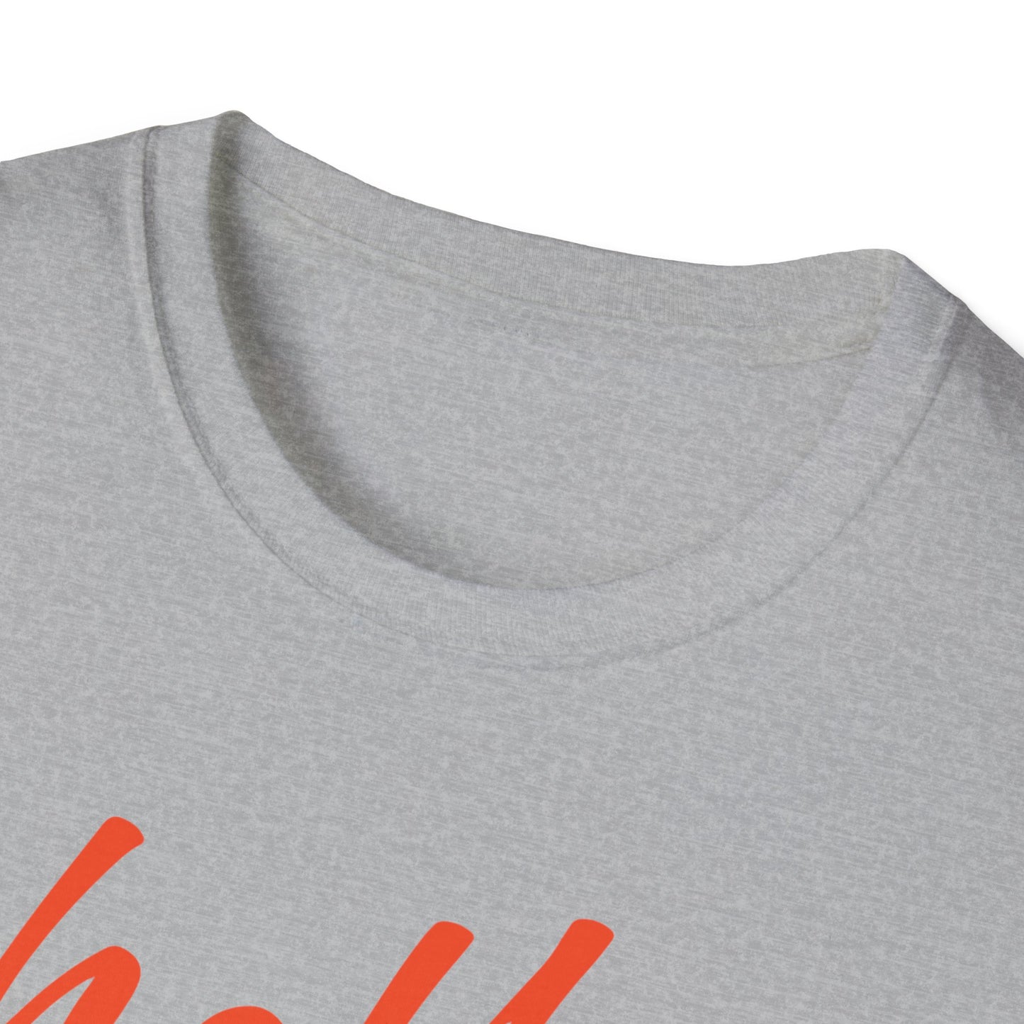 Hello football goodbye wife Unisex Softstyle T-Shirt
