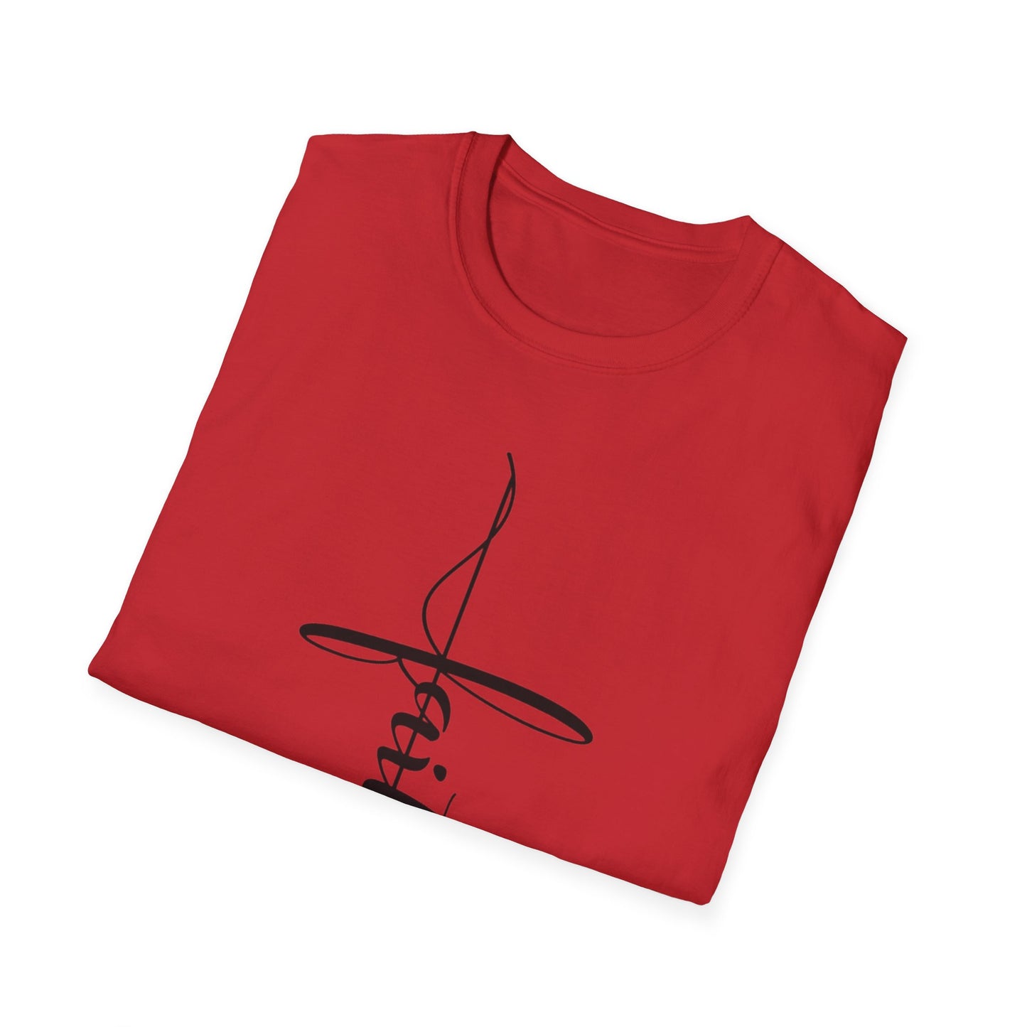 Faith Vertical-Inspired Unisex Softstyle T-Shirt | Inspirational Tee