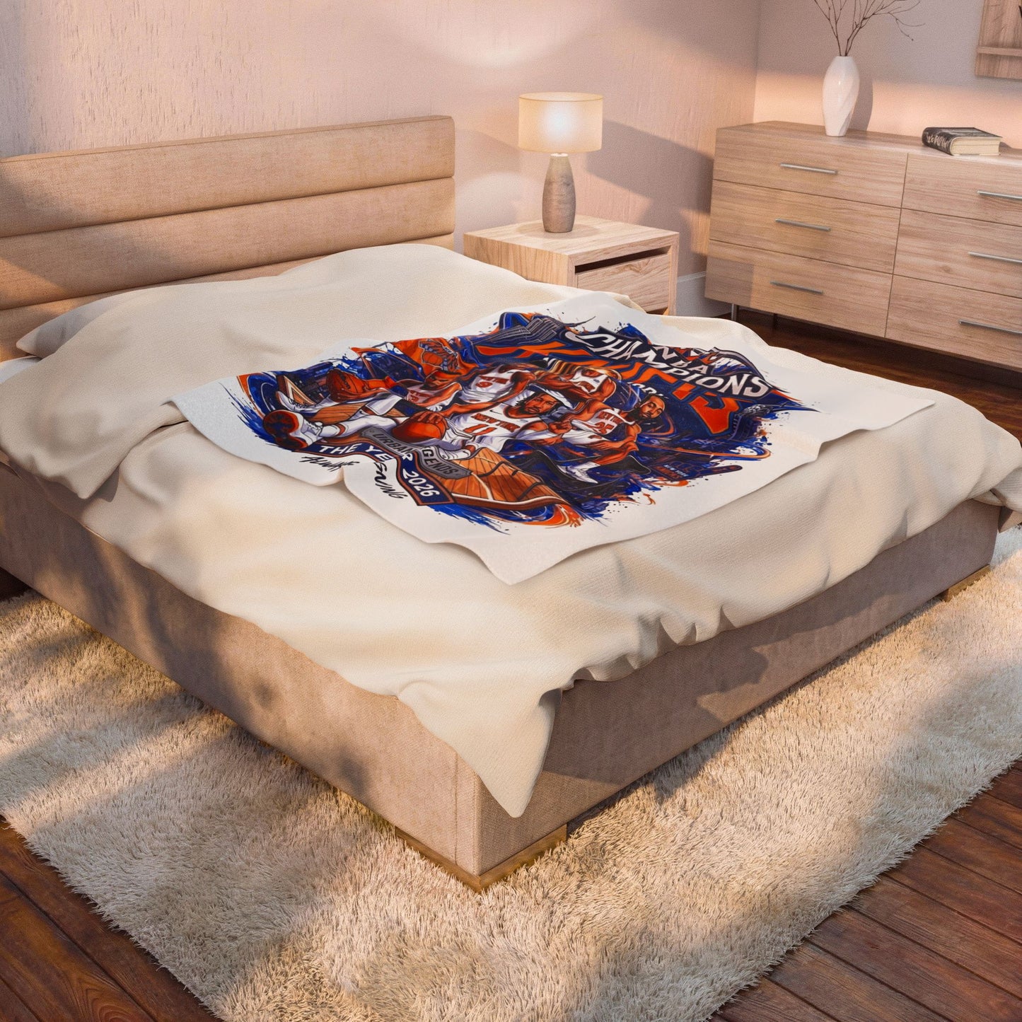 Championship Velveteen Plush Blanket
