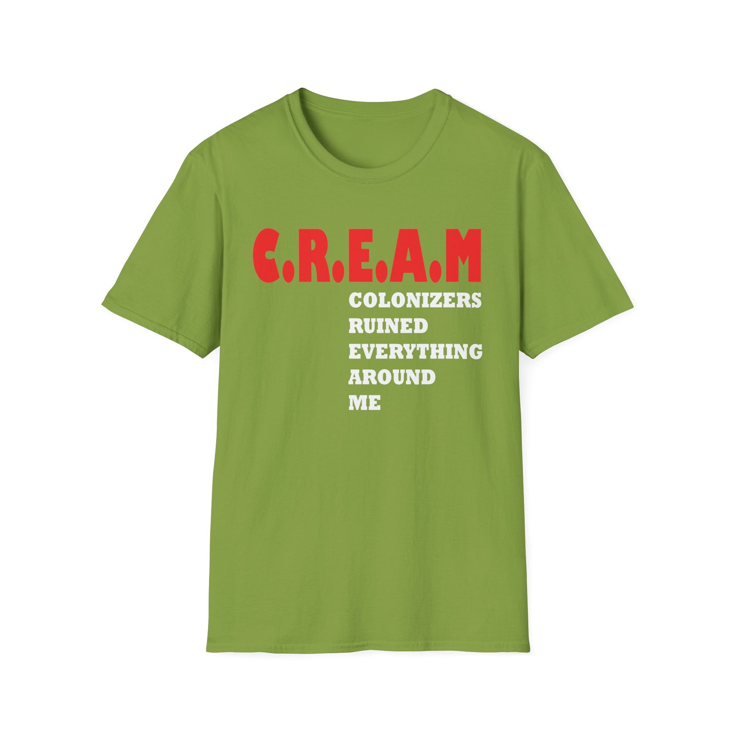 C.R.E.A.M. Unisex Softstyle T-Shirt - Casual Streetwear for Hip-Hop Fans