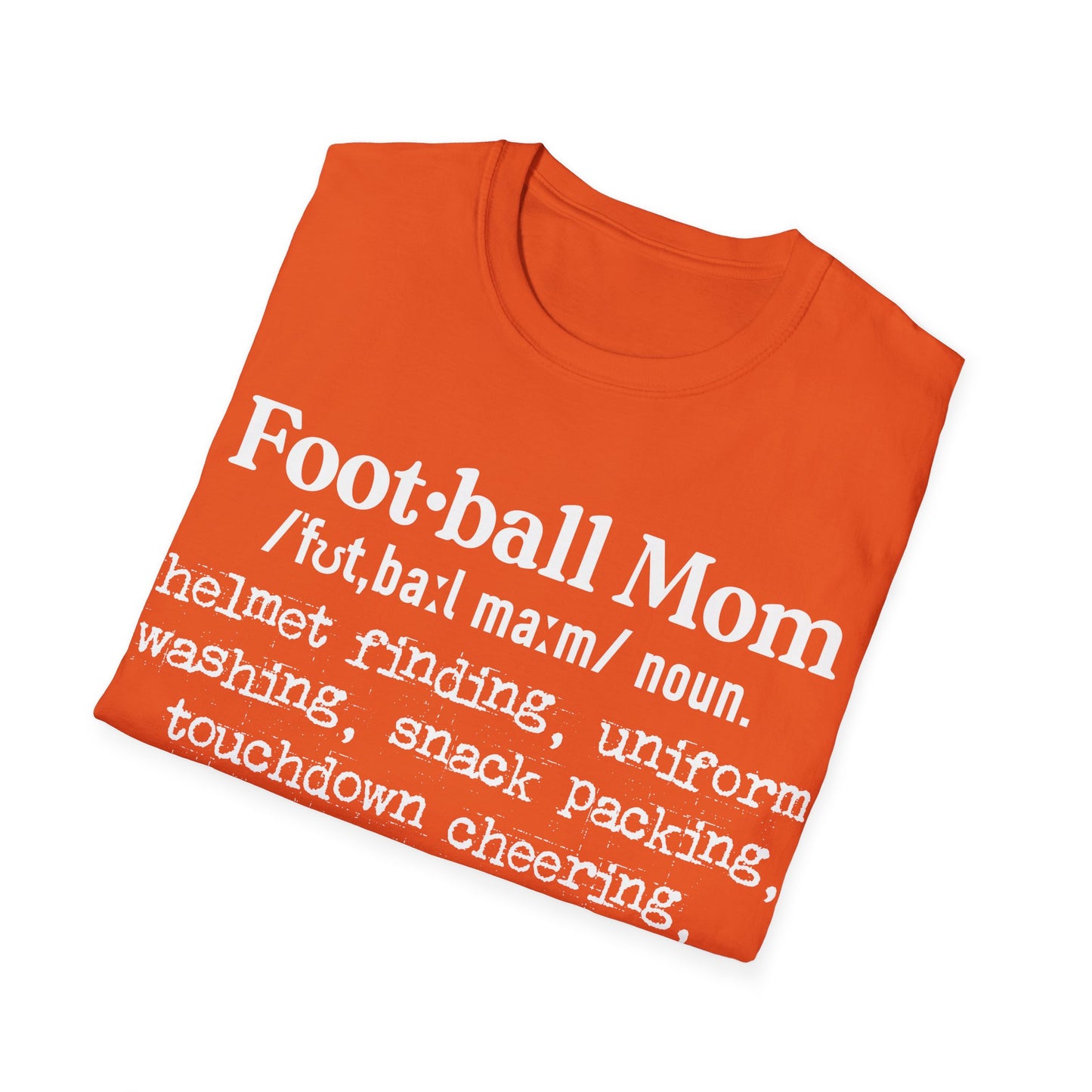 Football Mom Definition Unisex Softstyle T-Shirt