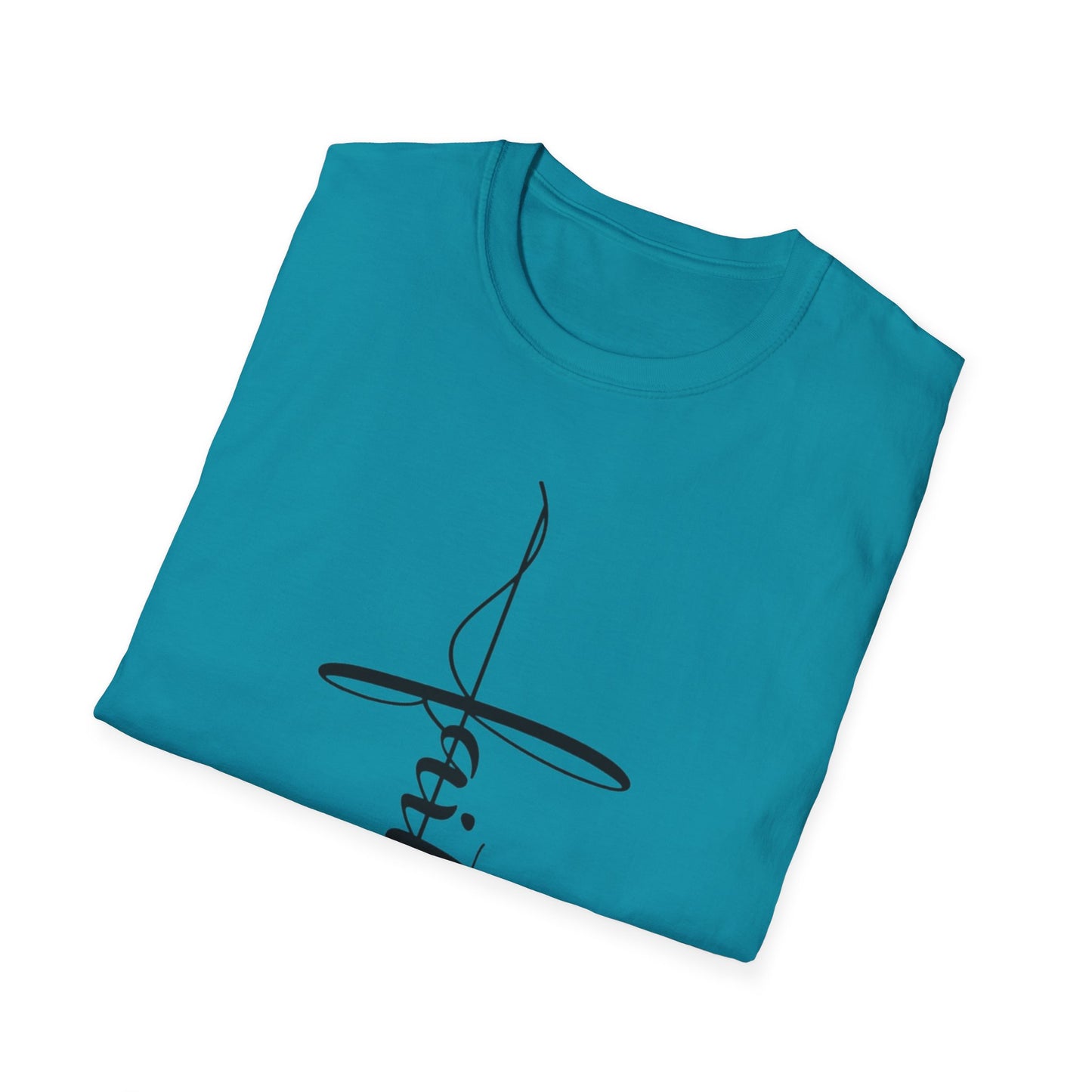 Faith Vertical-Inspired Unisex Softstyle T-Shirt | Inspirational Tee