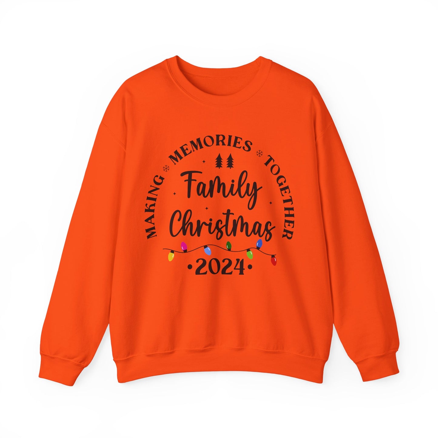 Family Christmas 2024 Unisex Heavy Blend™ Crewneck Sweatshirt