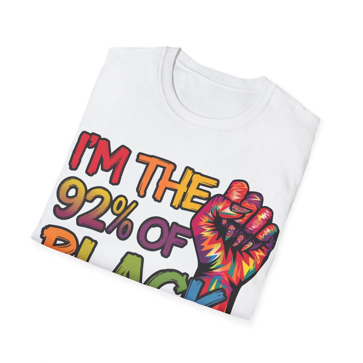 I'm the 92% Unisex Softstyle T-Shirt