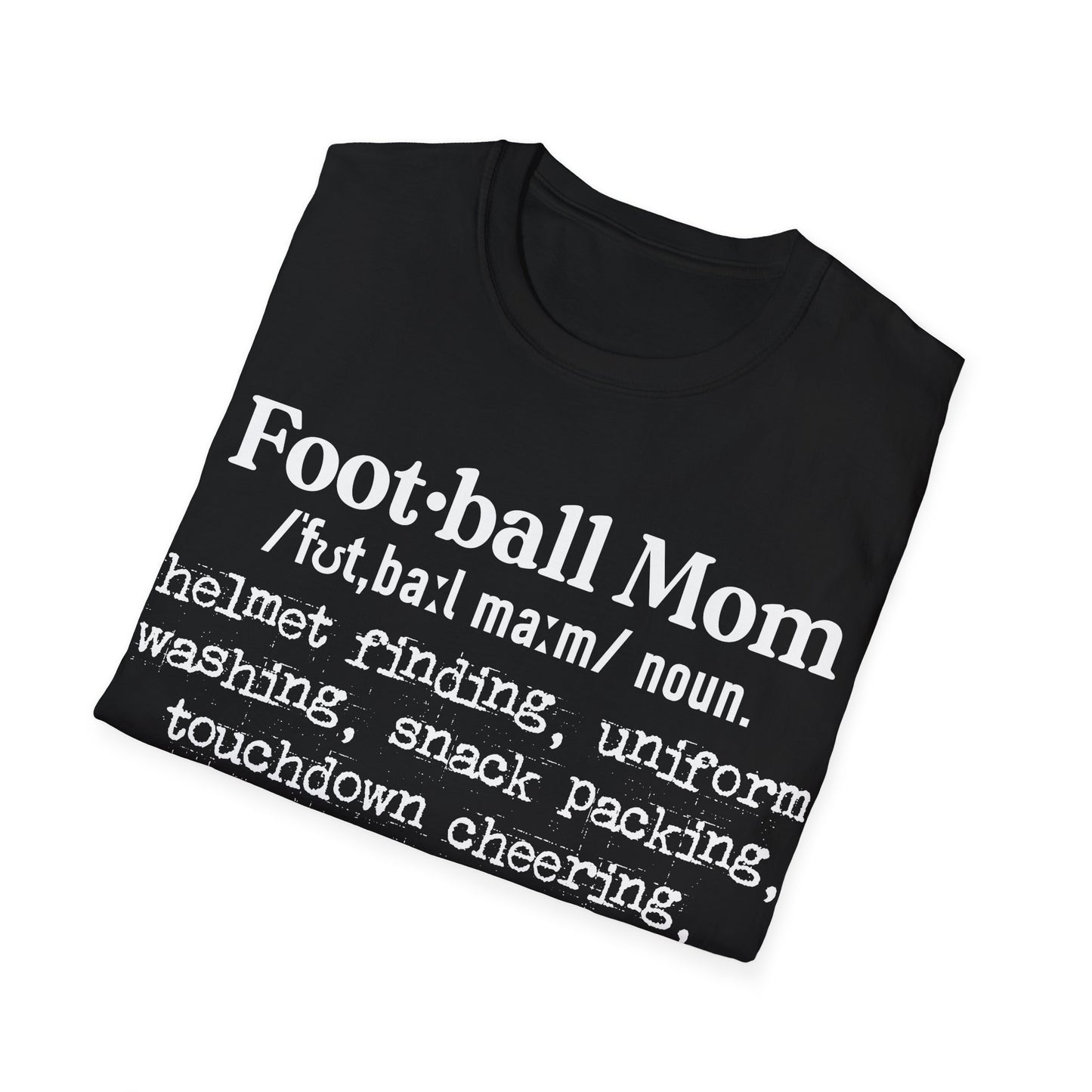 Football Mom Definition Unisex Softstyle T-Shirt