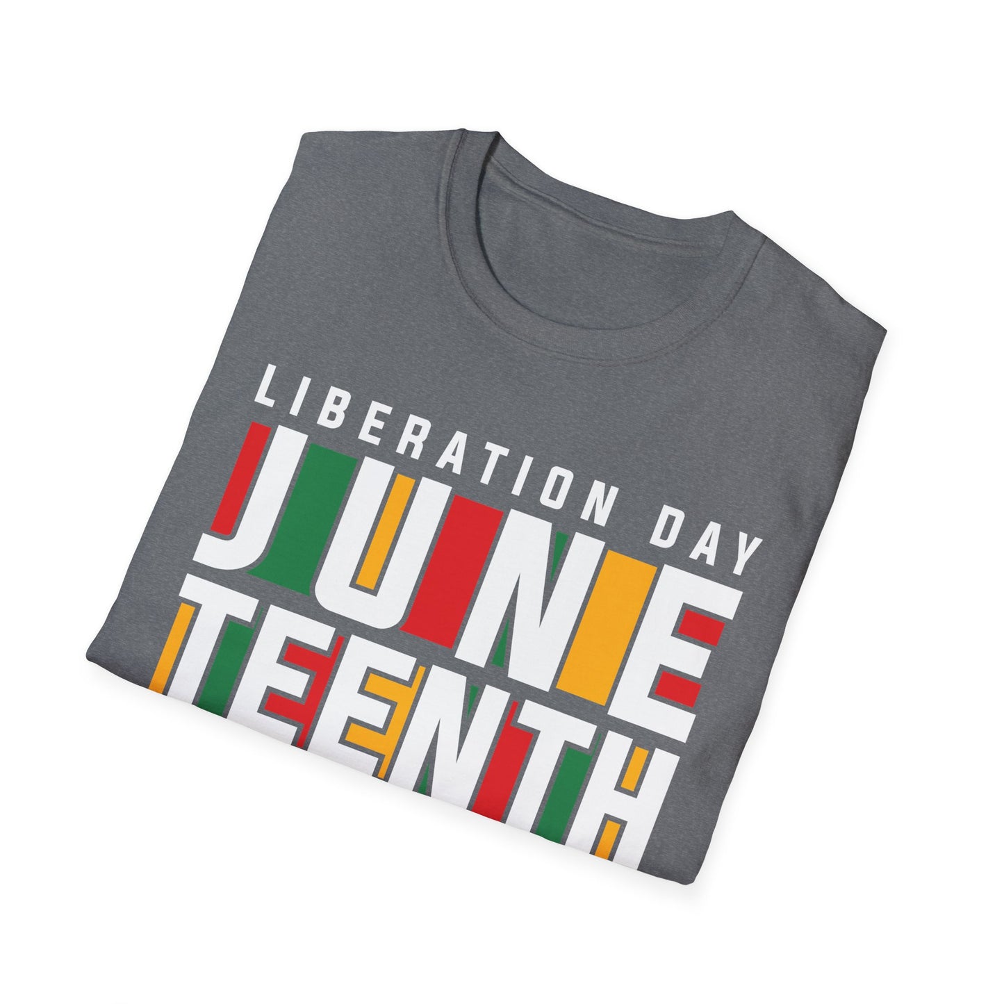 Juneteenth Liberation Day Unisex Softstyle T-Shirt, Celebration Tee, Black History Month Shirt, Casual Wear, Gift for Activists