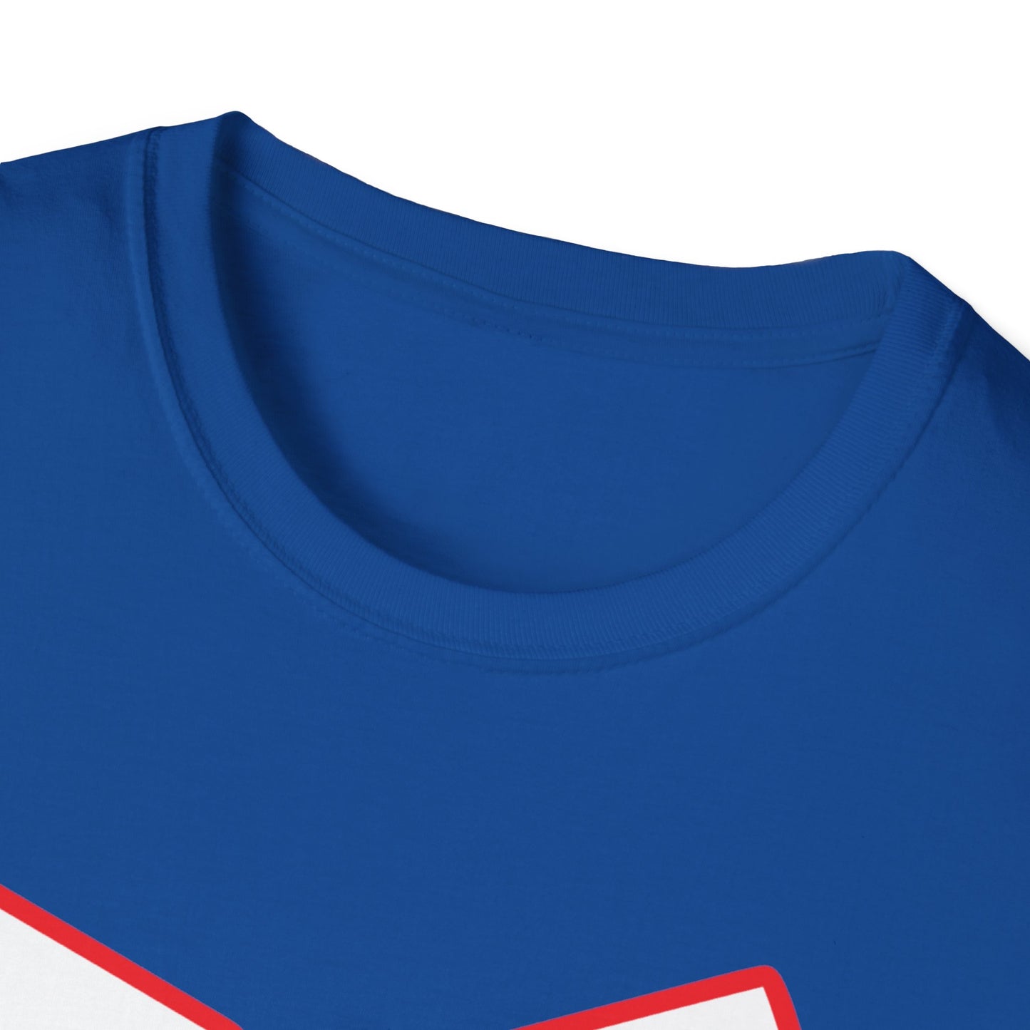 Wu in Blue Unisex Softstyle T-Shirt