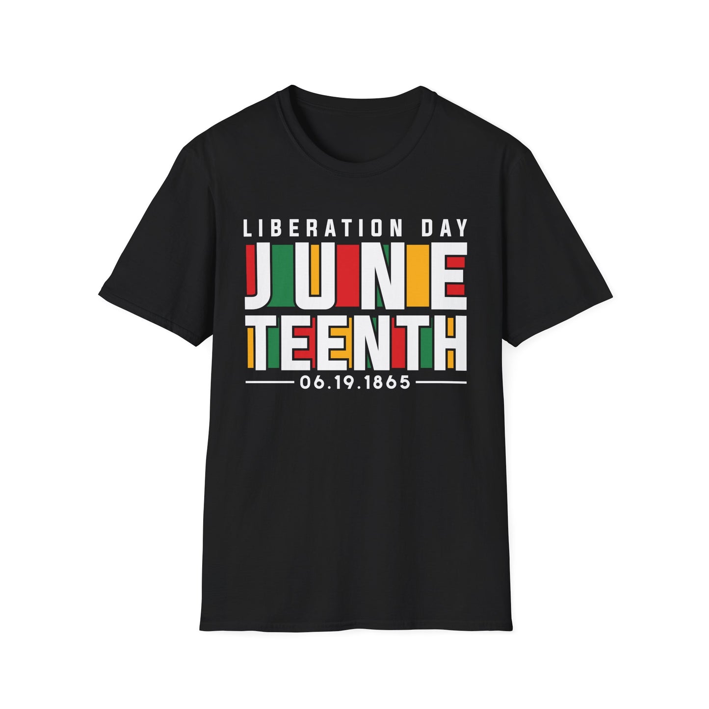Juneteenth Liberation Day Unisex Softstyle T-Shirt, Celebration Tee, Black History Month Shirt, Casual Wear, Gift for Activists