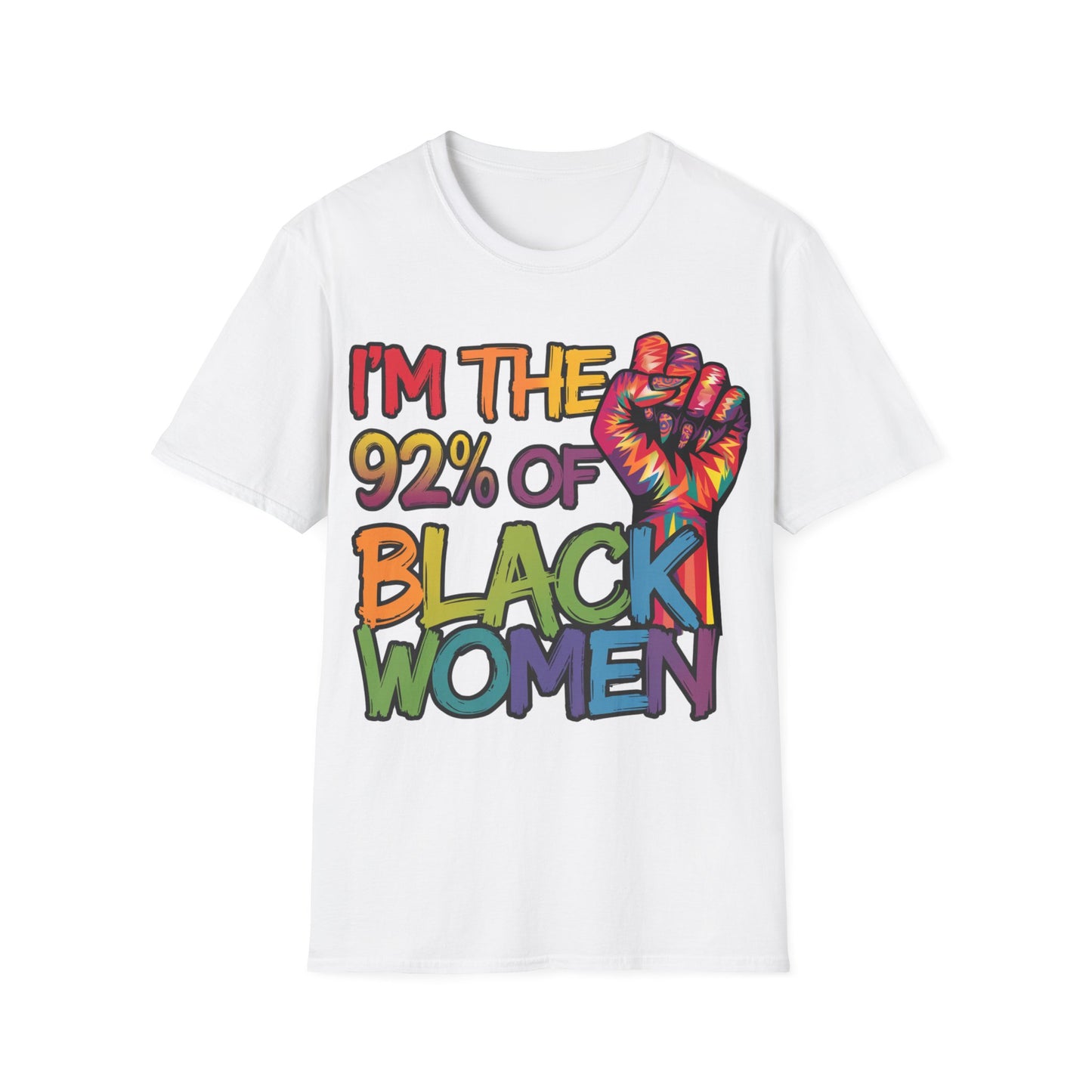 I'm the 92% Unisex Softstyle T-Shirt