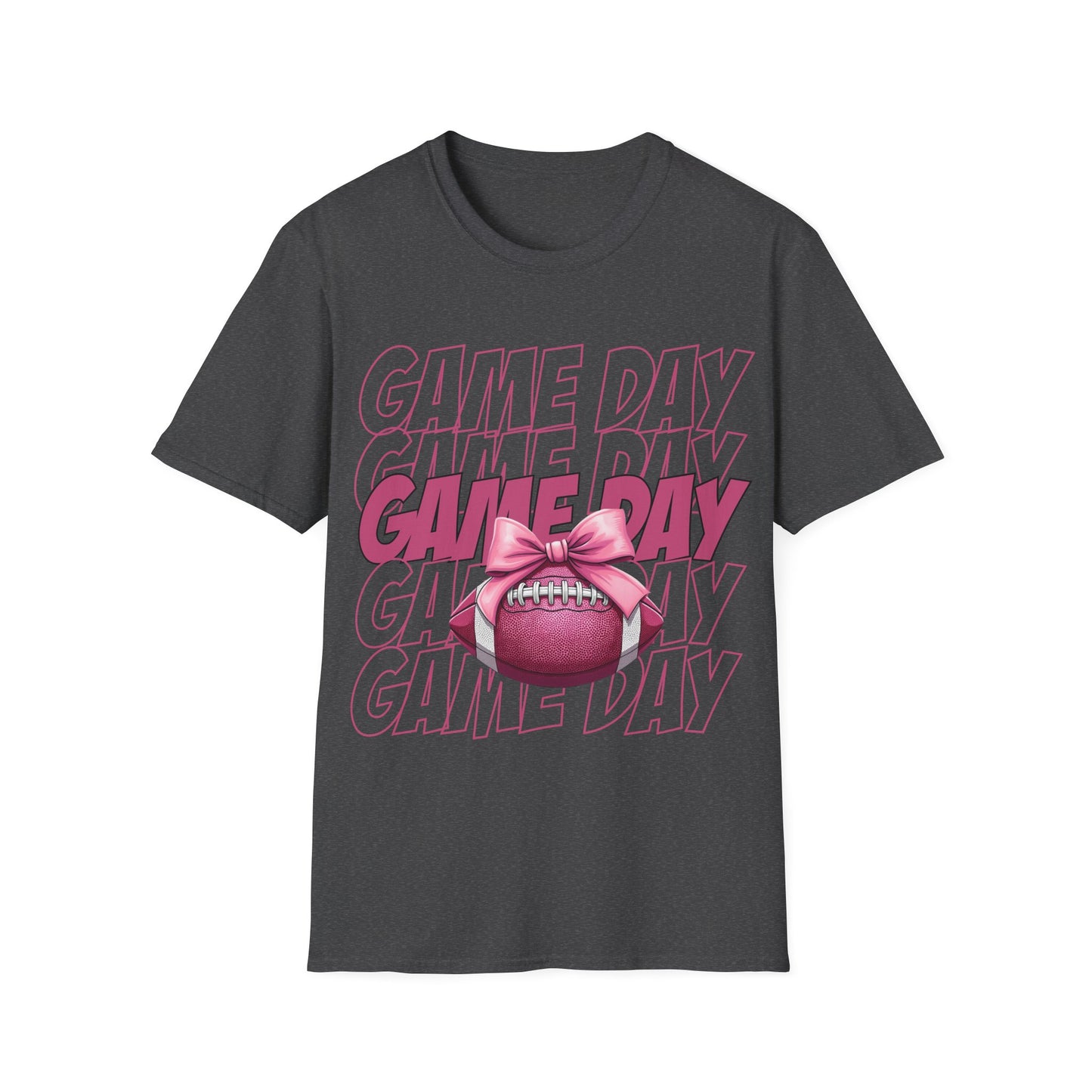 Game day, pink Unisex Softstyle T-Shirt