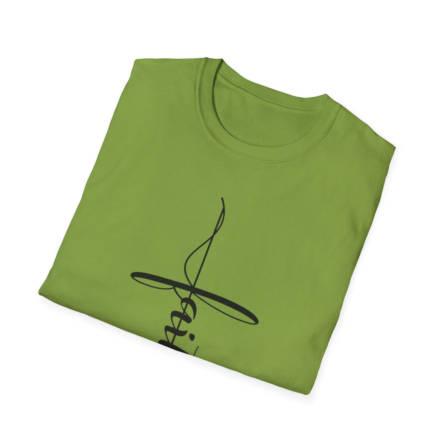 Faith Vertical-Inspired Unisex Softstyle T-Shirt | Inspirational Tee