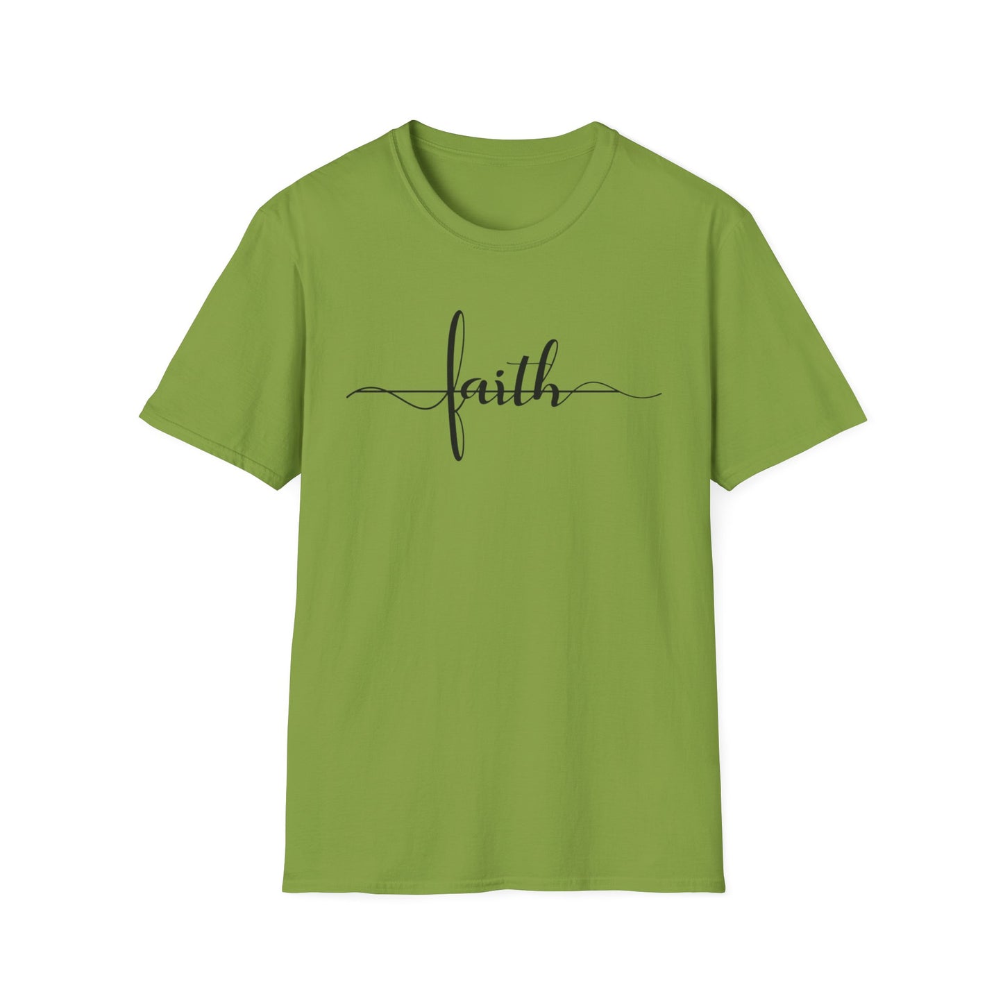 Faith horizontal -Inspired Unisex Softstyle T-Shirt, Inspirational Tee